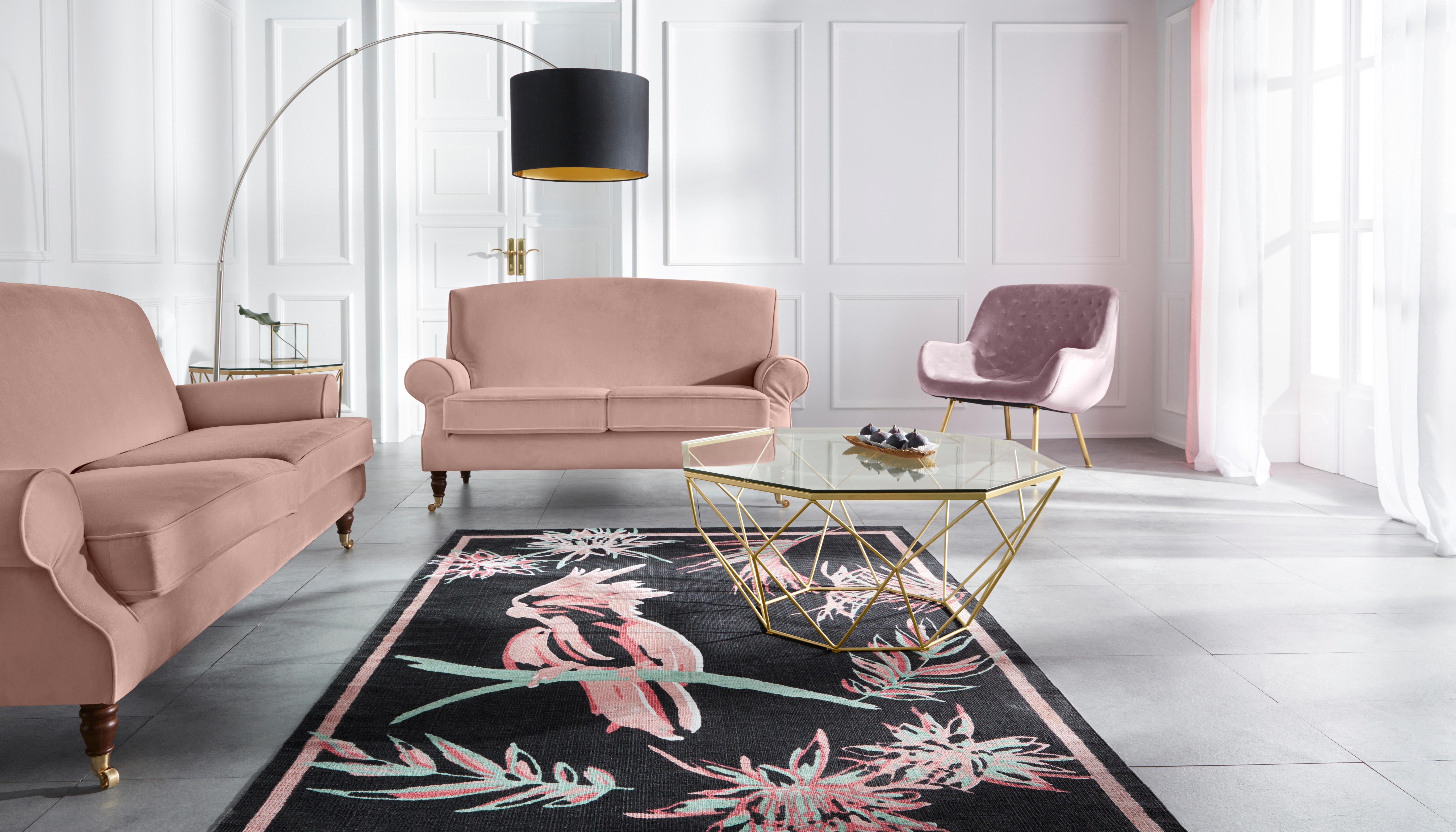 Guido Maria Kretschmer Home&Living 3-zitsbank Rennes in fluweellook of katoenmix