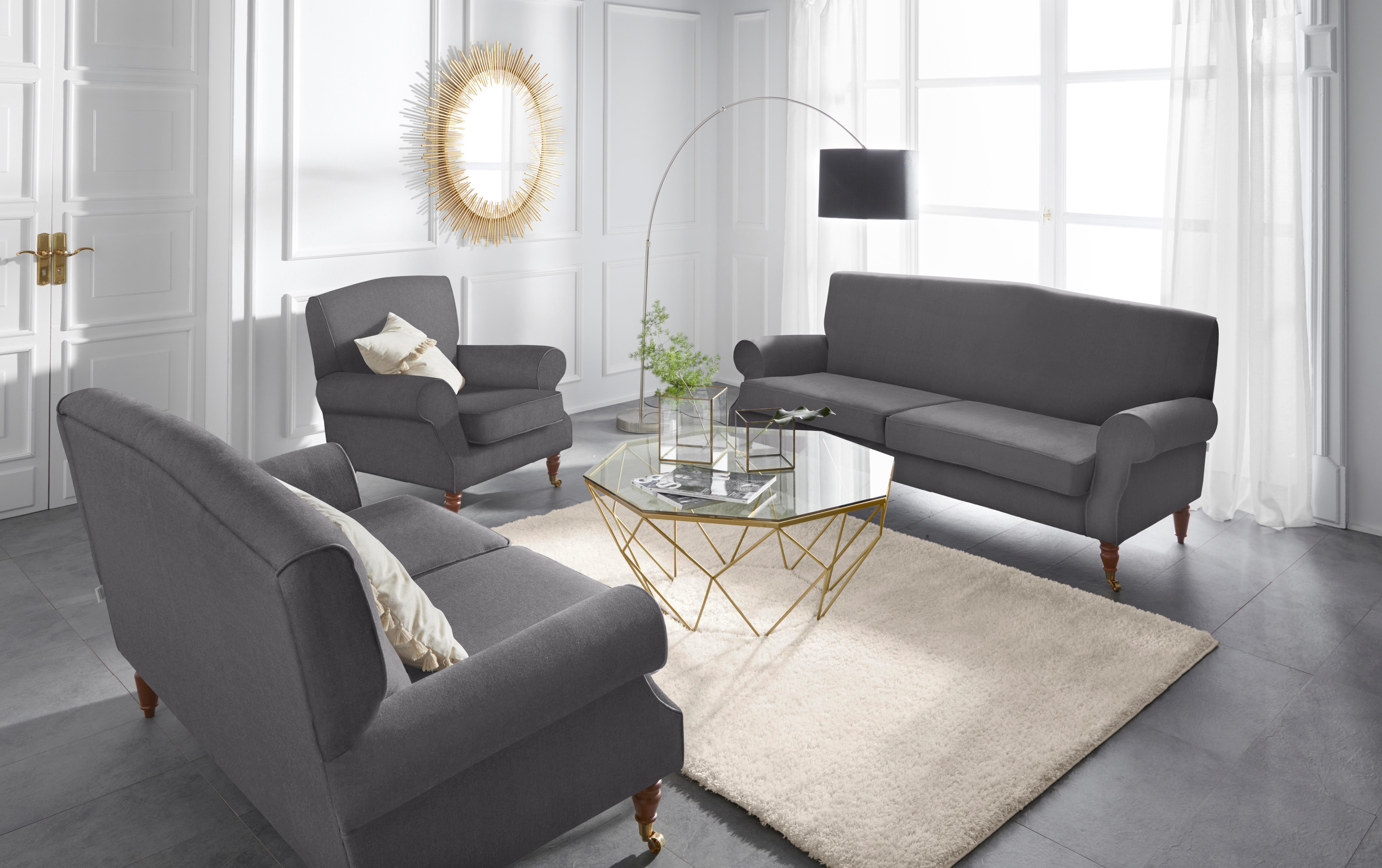 Guido Maria Kretschmer Home&Living 3-zitsbank Rennes in fluweellook of katoenmix