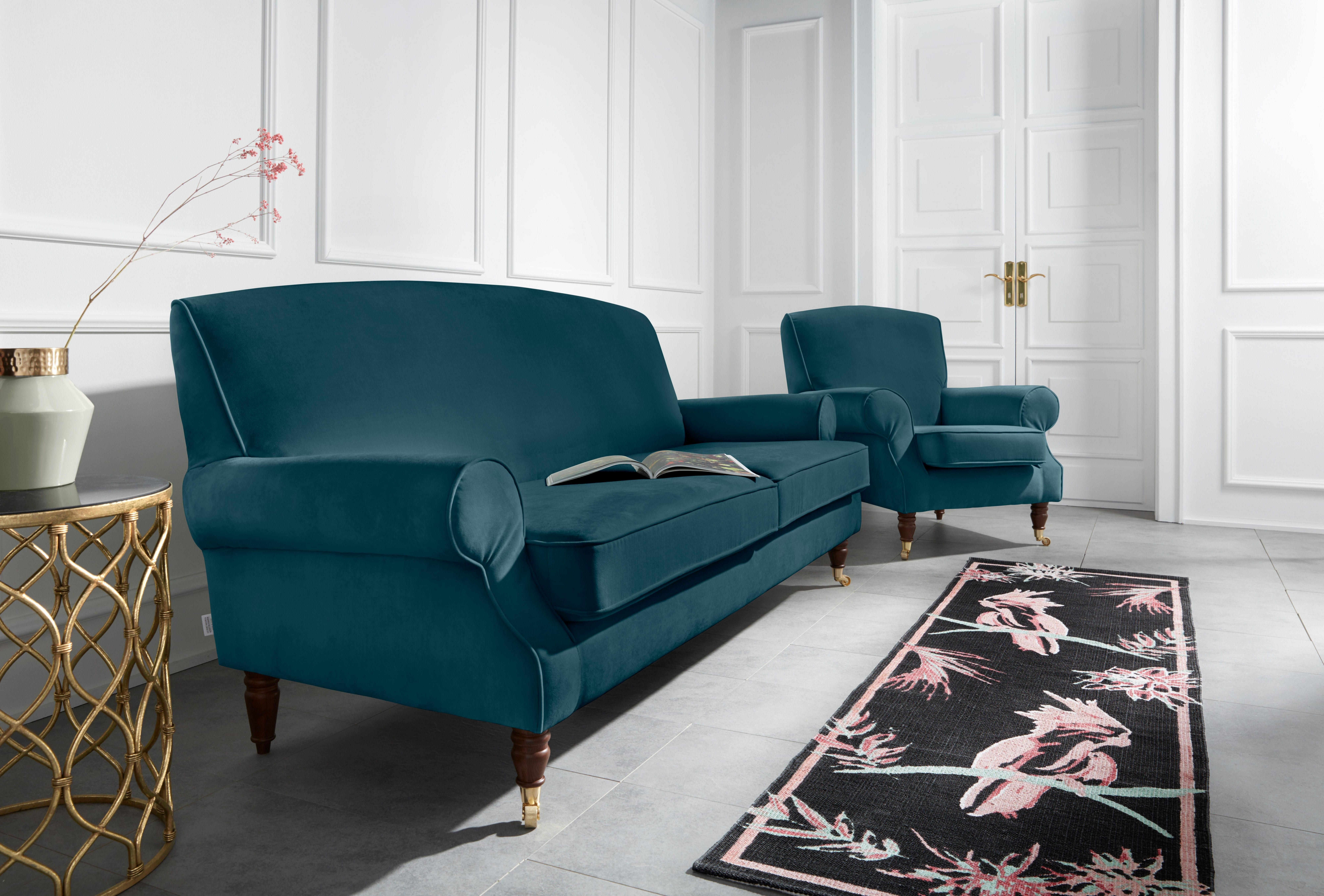 Guido Maria Kretschmer Home&Living Fauteuil Rennes in fluweellook of katoenmix