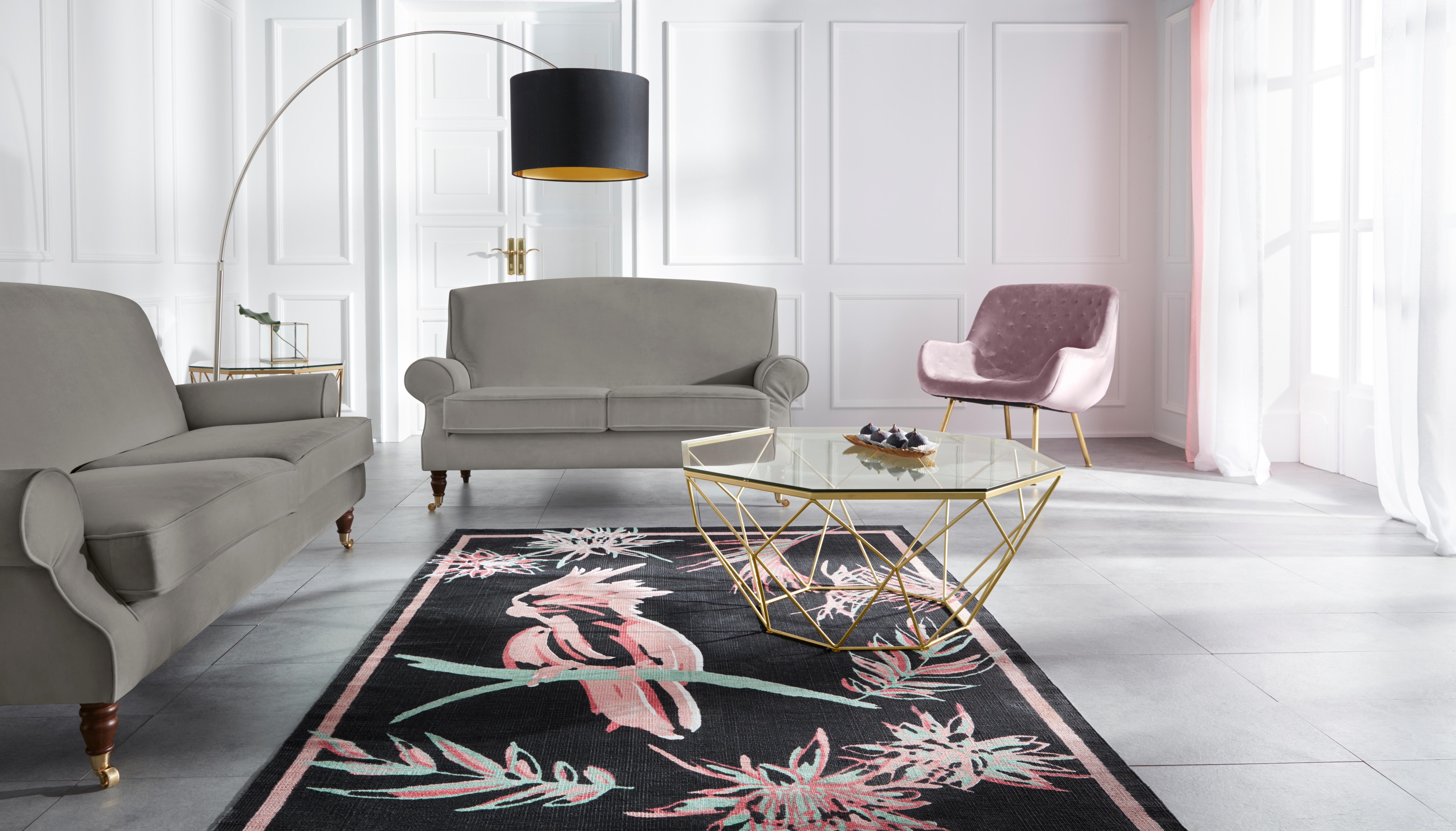 Guido Maria Kretschmer Home&Living 2-zitsbank Rennes in fluweellook of katoenmix