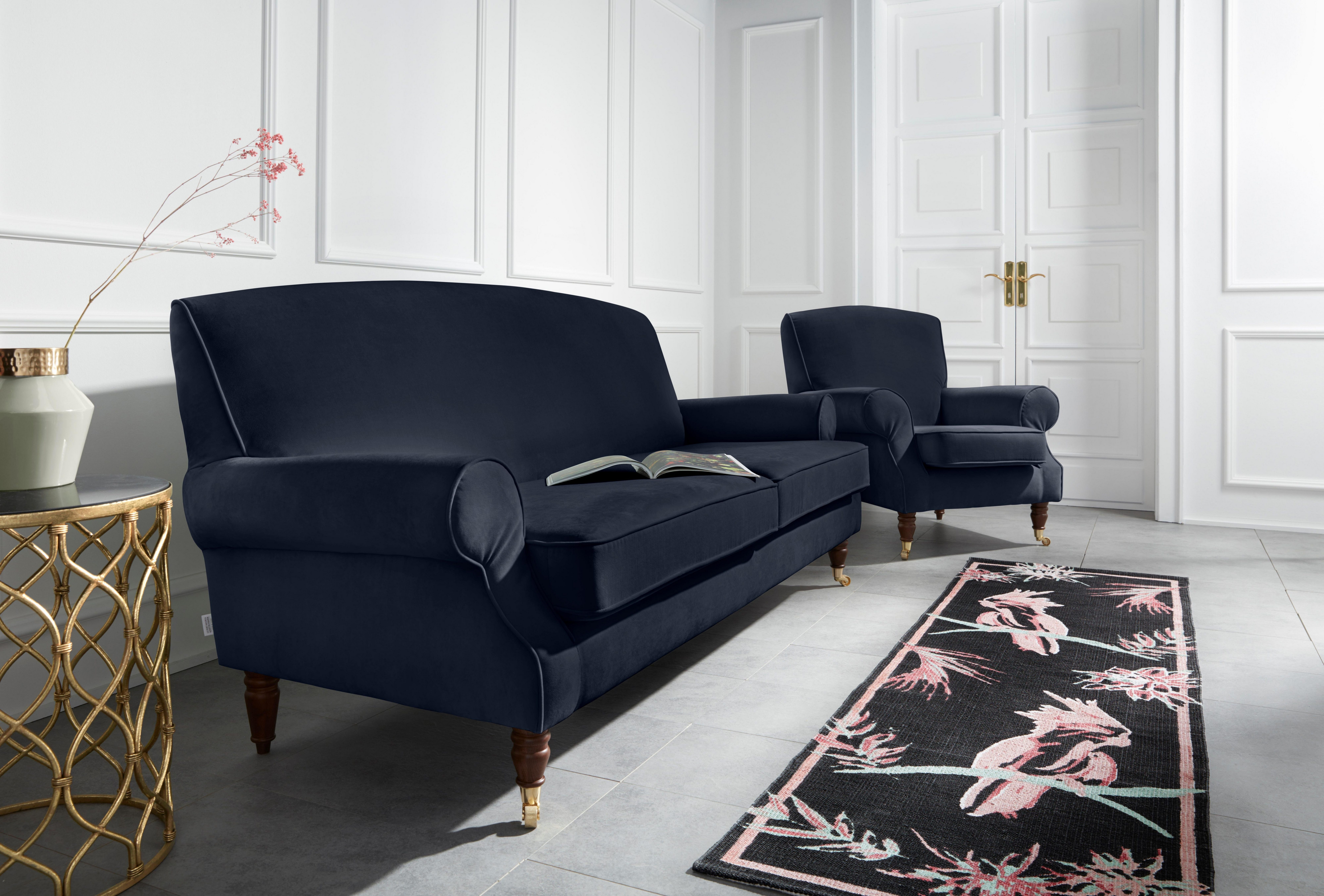 Guido Maria Kretschmer Home&Living Fauteuil Rennes in fluweellook of katoenmix