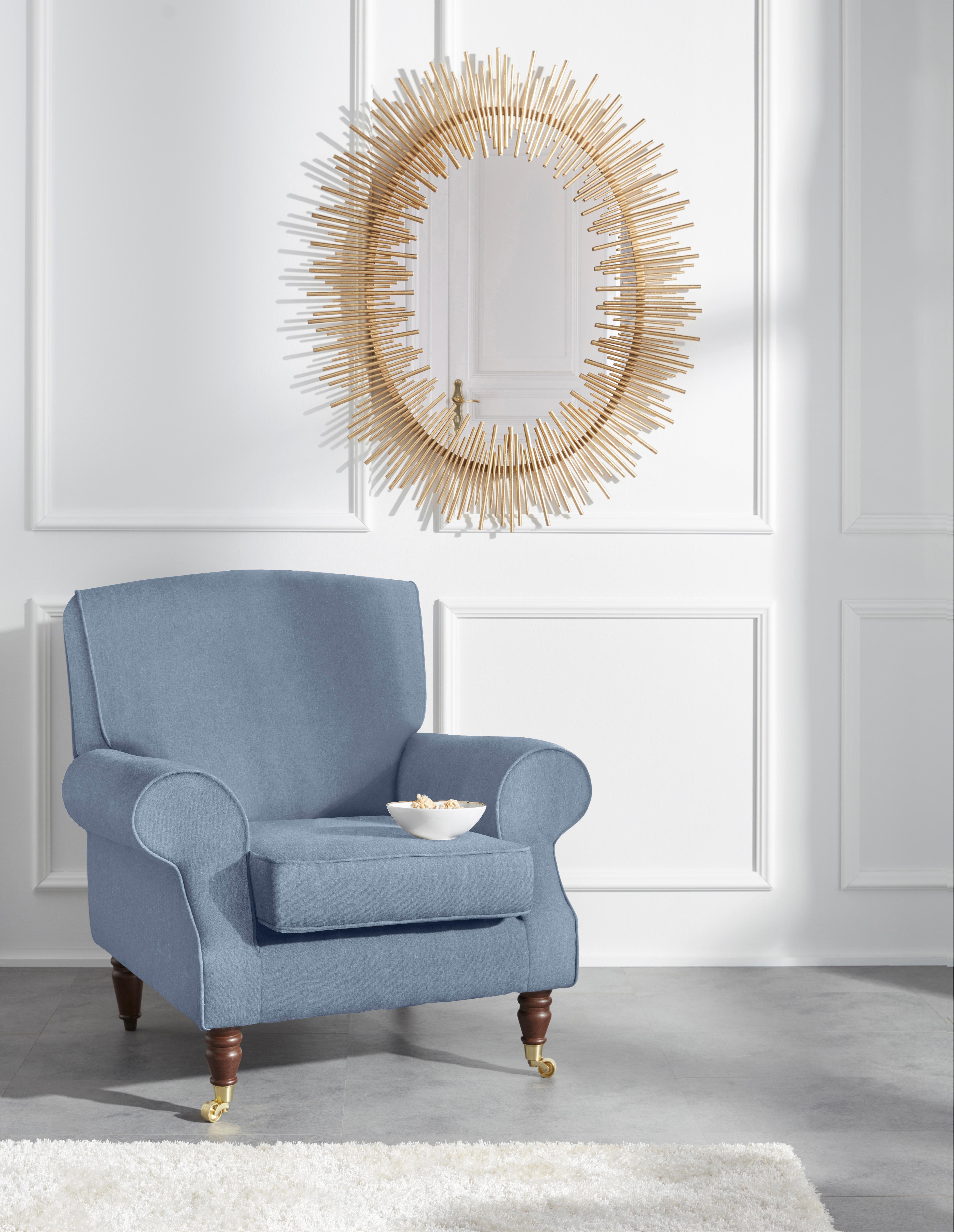 Guido Maria Kretschmer Home&Living Fauteuil Rennes in fluweellook of katoenmix