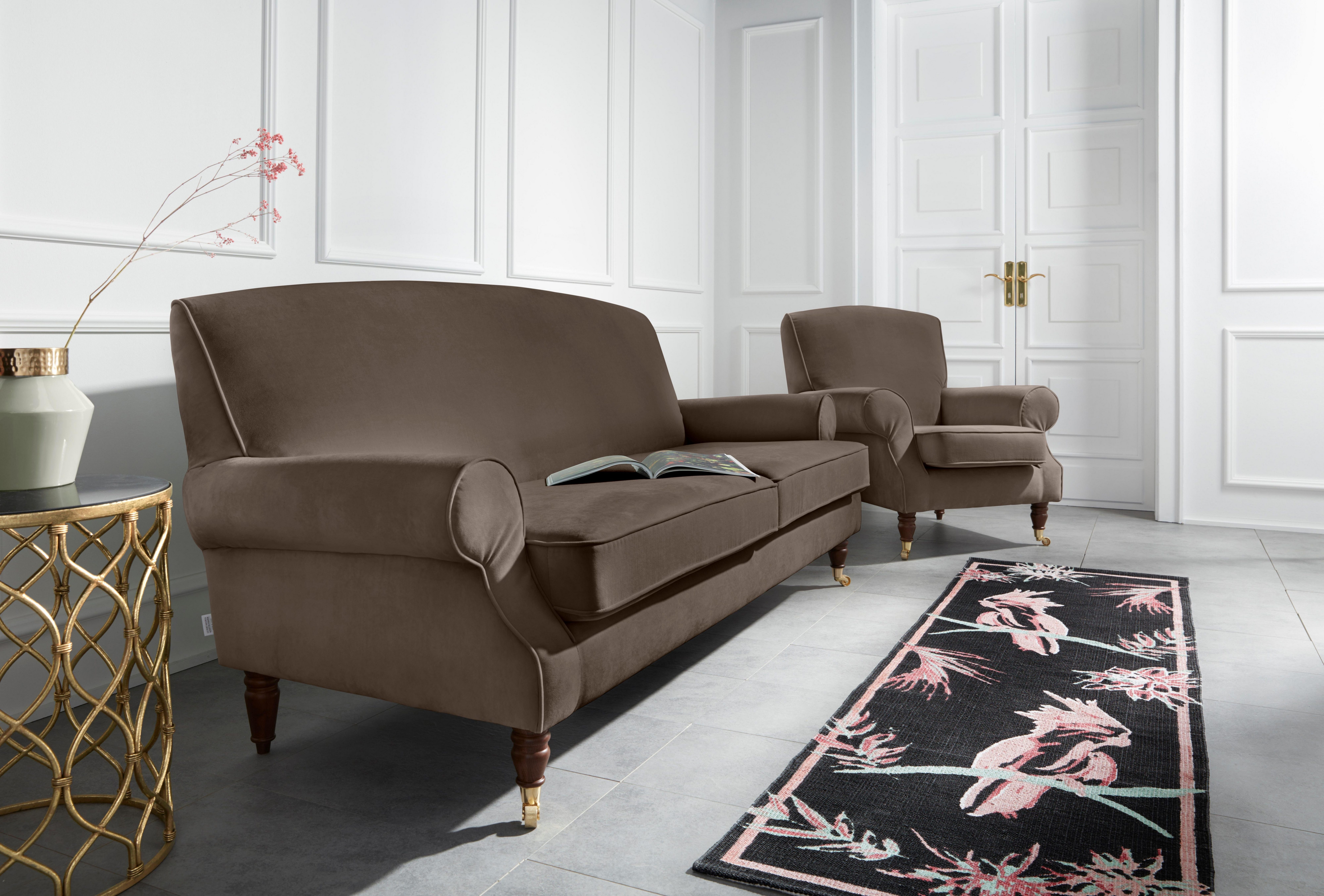 Guido Maria Kretschmer Home&Living Fauteuil Rennes in fluweellook of katoenmix