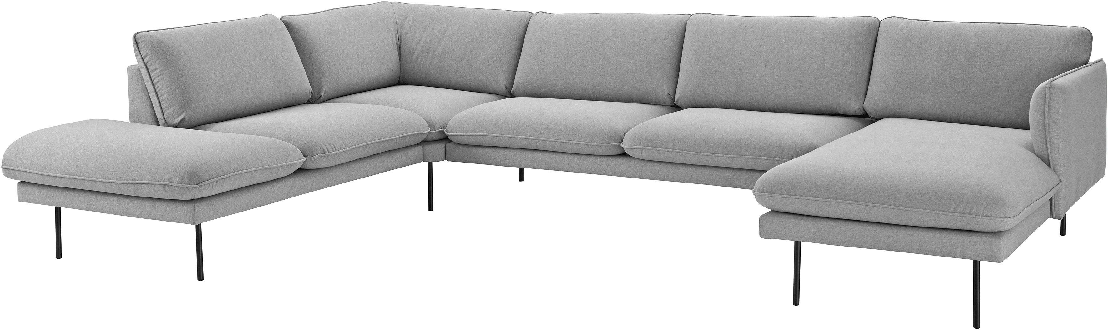 COUCH zithoek »Levon«, in moderne look, met metalen poten nu online