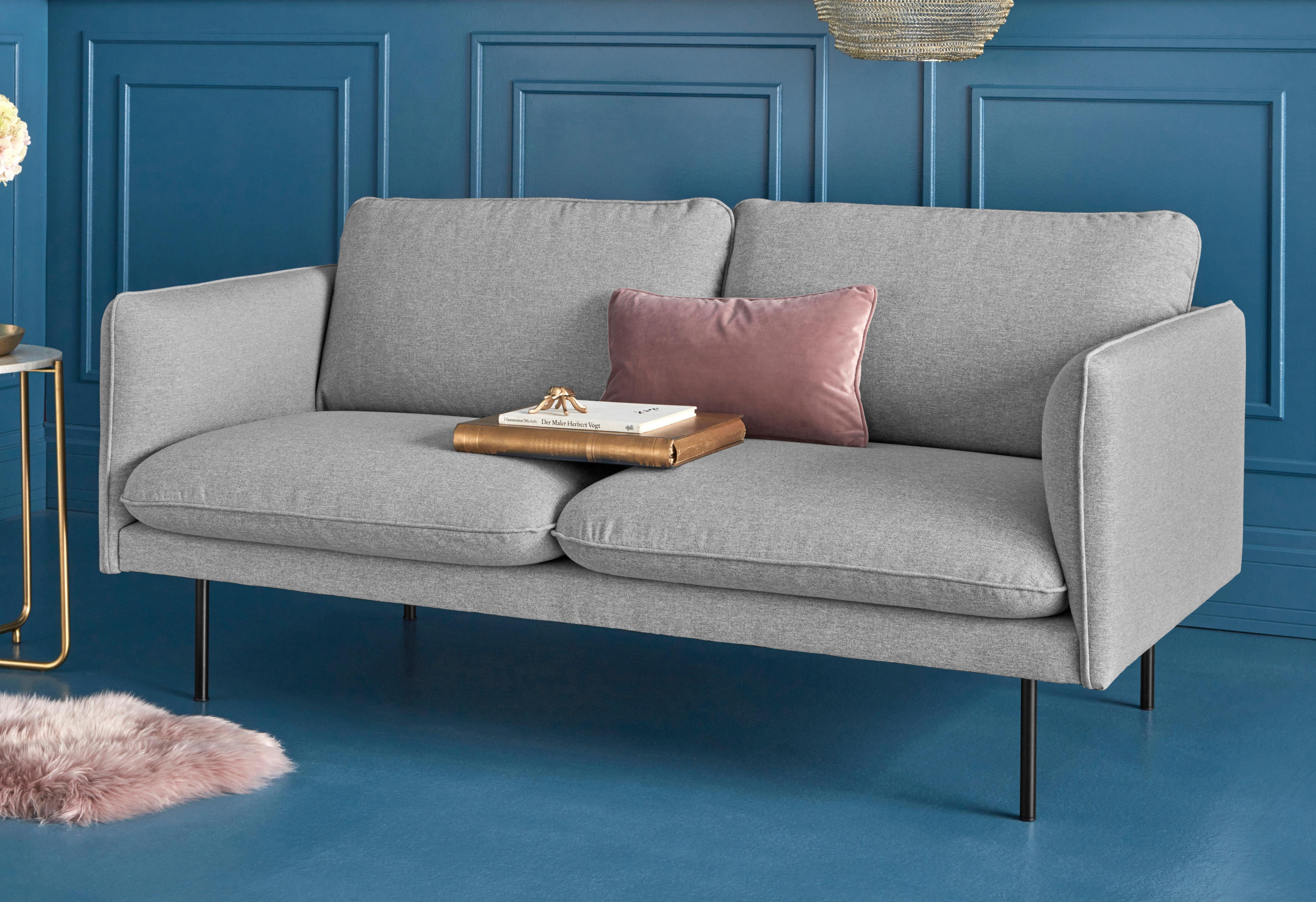 COUCH ♥ 2-zitsbank Levon in een moderne look, met metalen poten, couch favorieten