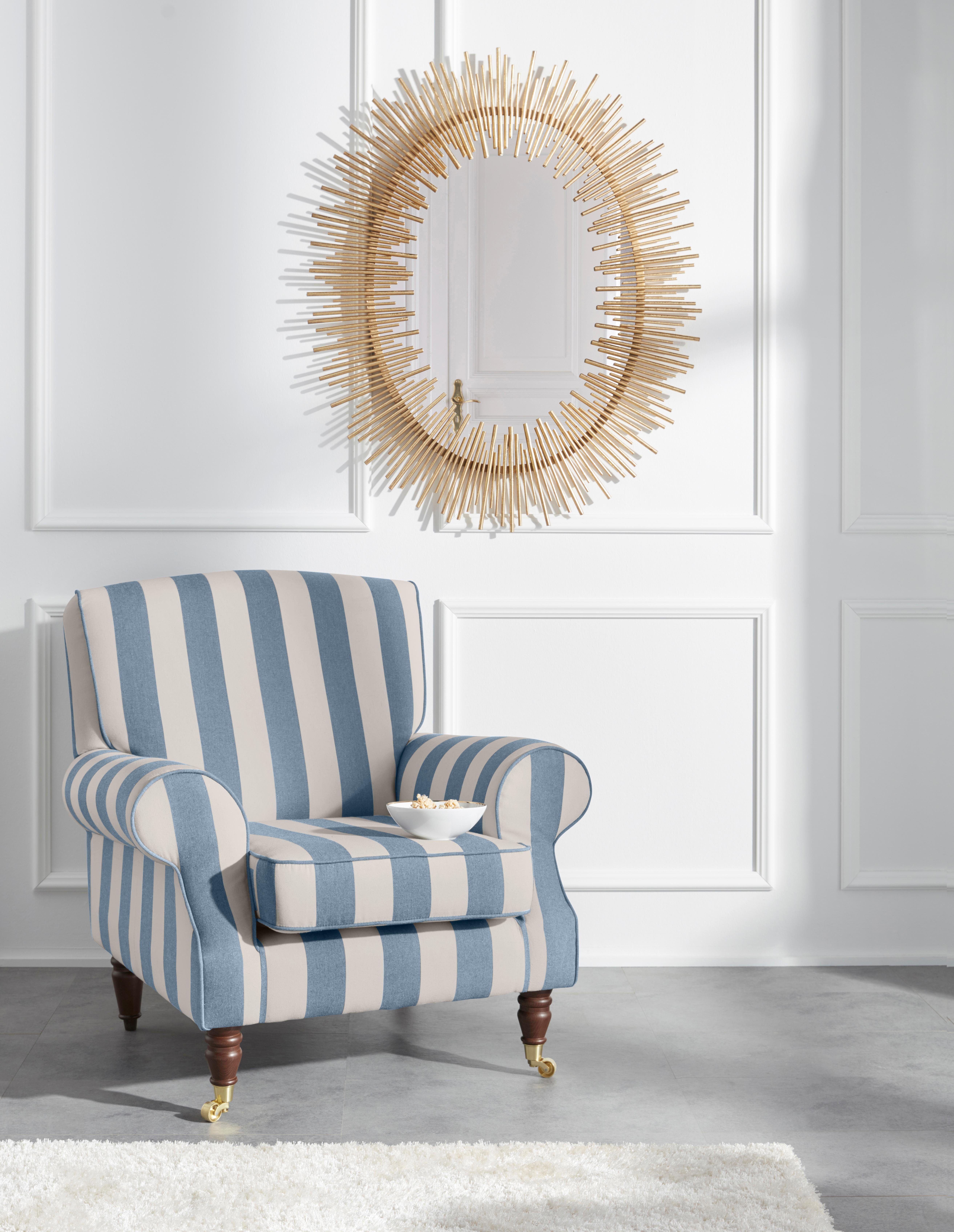 Guido Maria Kretschmer Home&Living Fauteuil Rennes in fluweellook of katoenmix