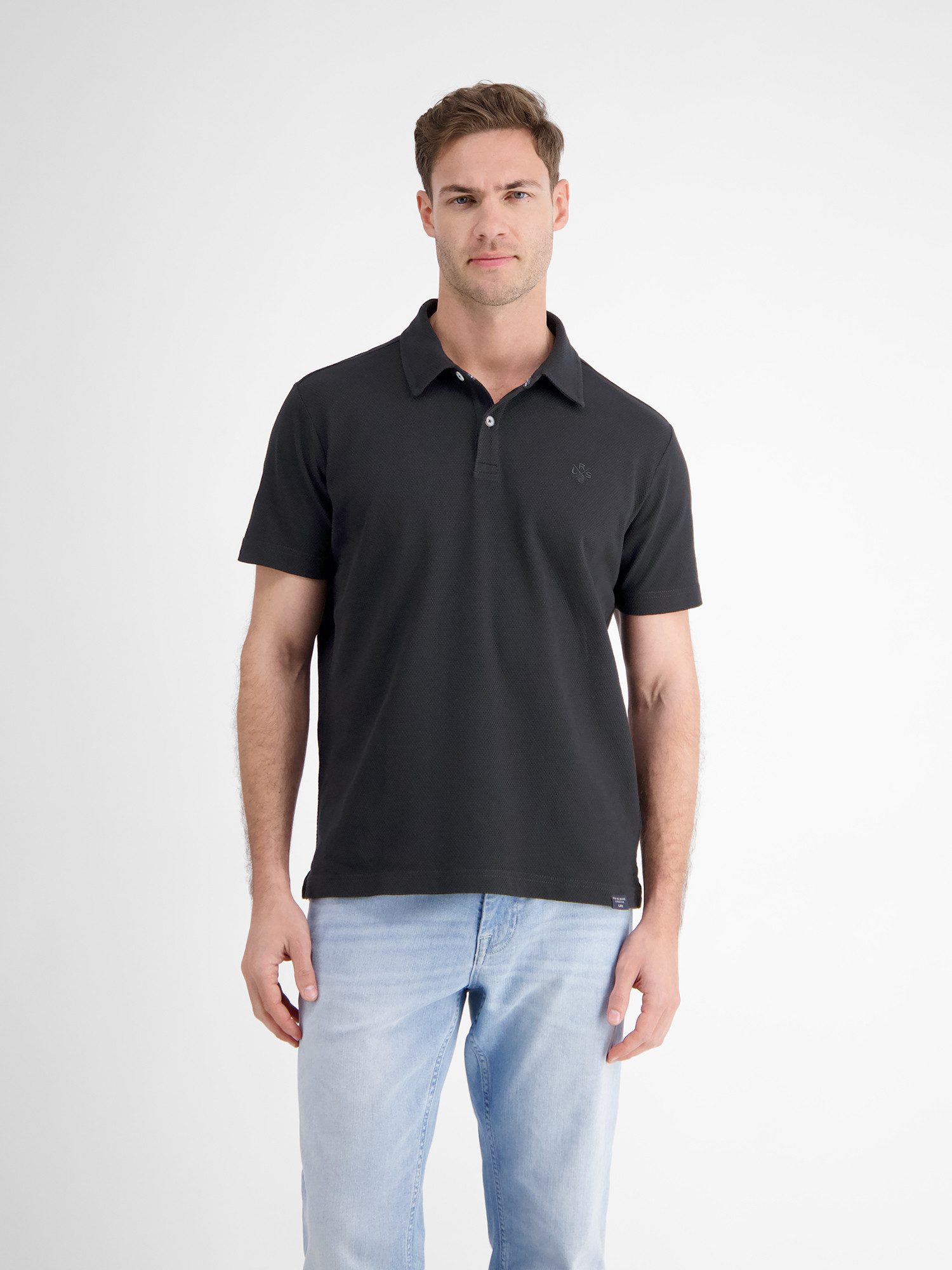 Lerros Poloshirt LERROS basic poloshirt met borstzak, effen