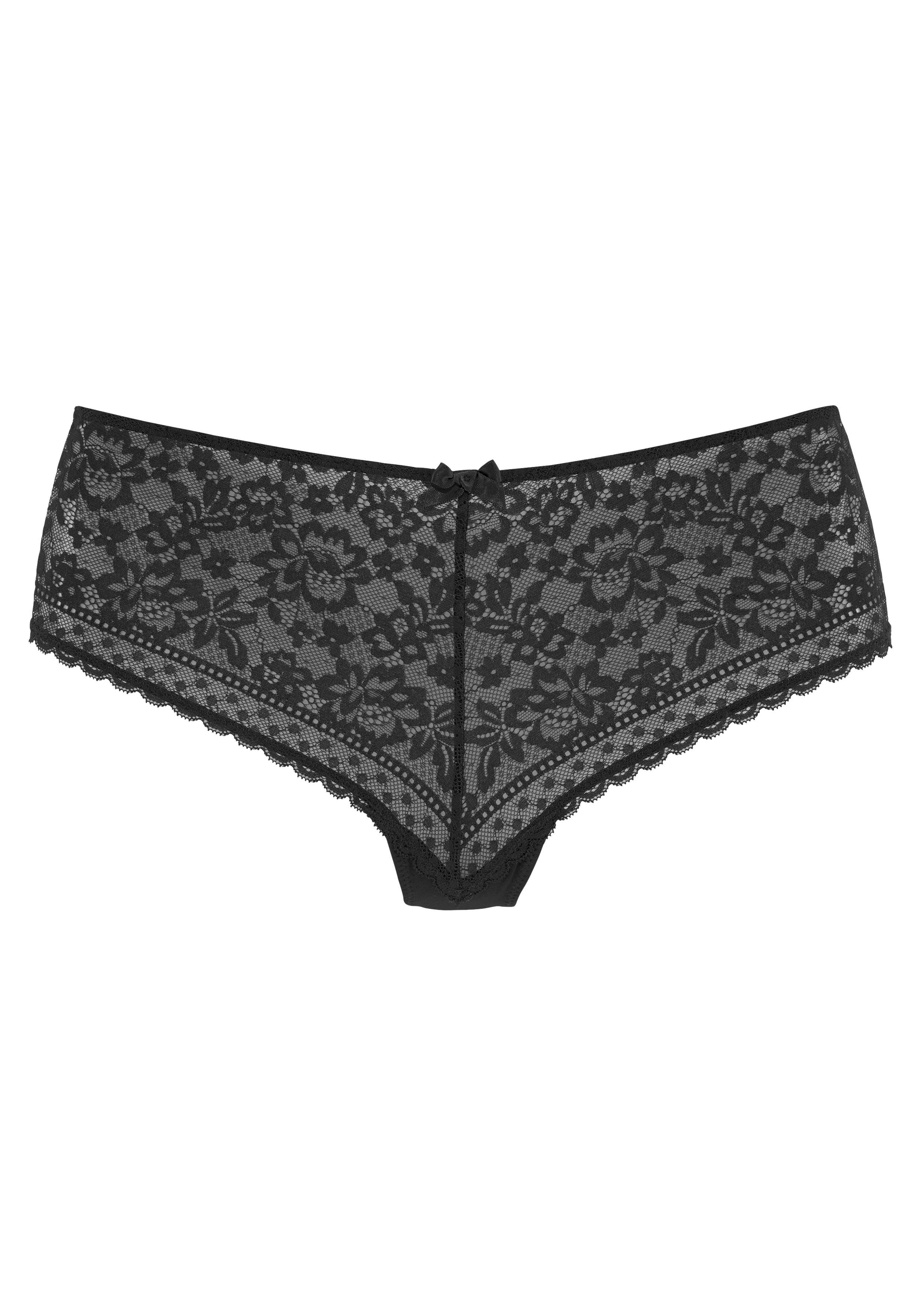 Vivance Hipster Viola gemaakt van kant, met gerecycled polyamide
