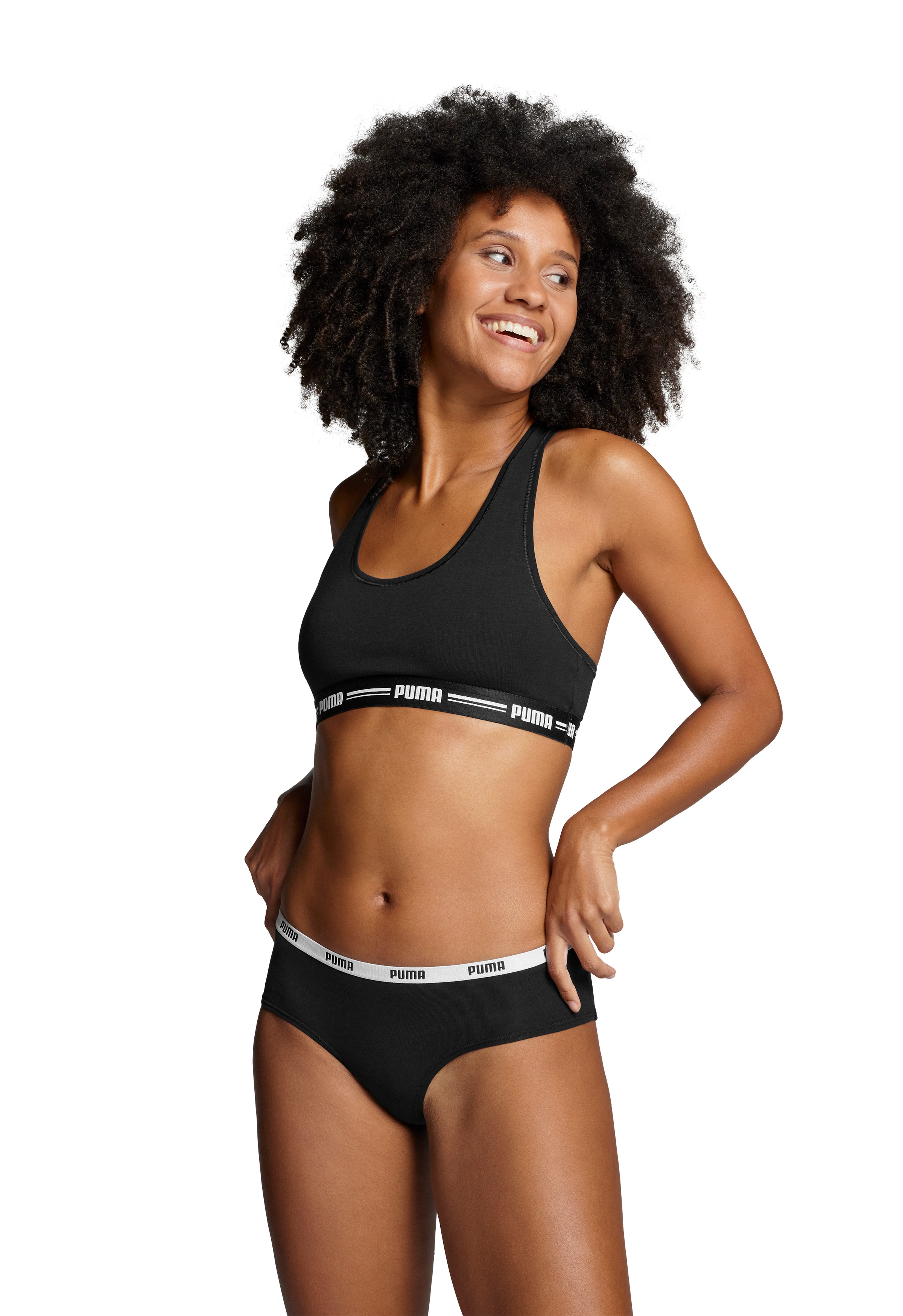 PUMA Hipster PUMA WOMEN HIPSTER 2P Met elastische logoband (Set van 2)