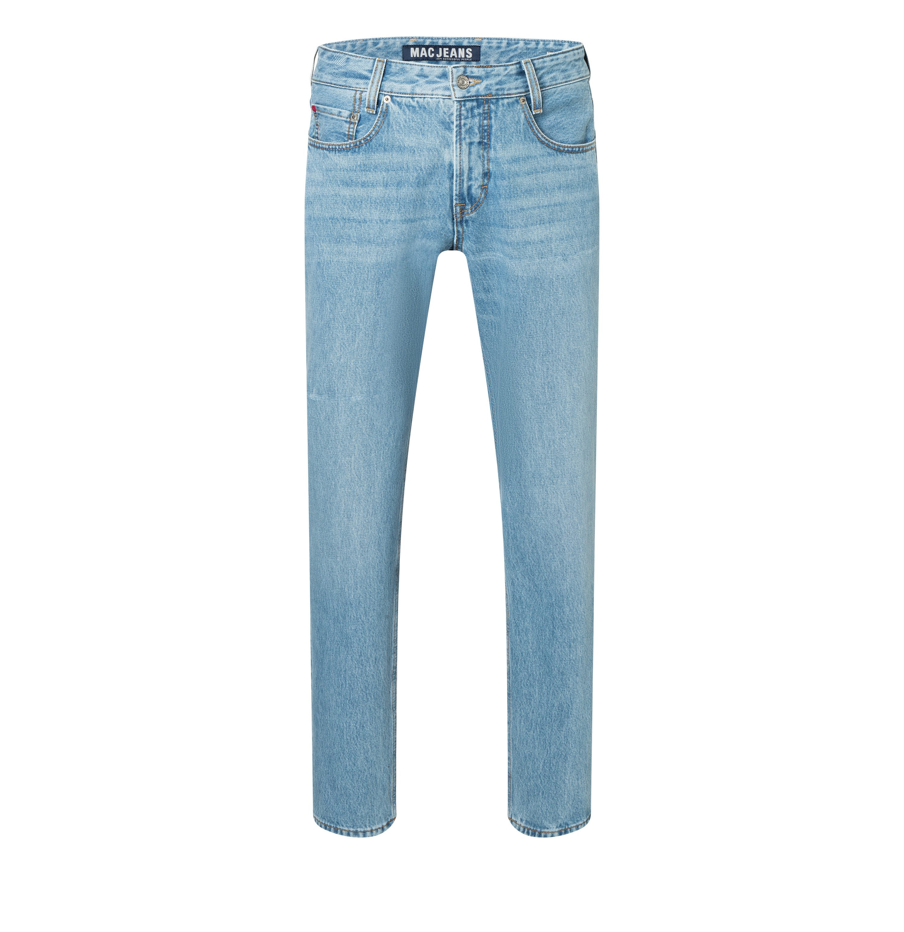 MAC 5-pocket jeans Rick met contrasterende stiksels