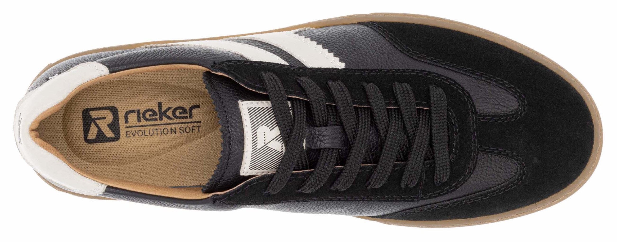 Rieker EVOLUTION Sneakers , vrijetijdsschoen, lage schoen, veterschoen met schachtversteviging