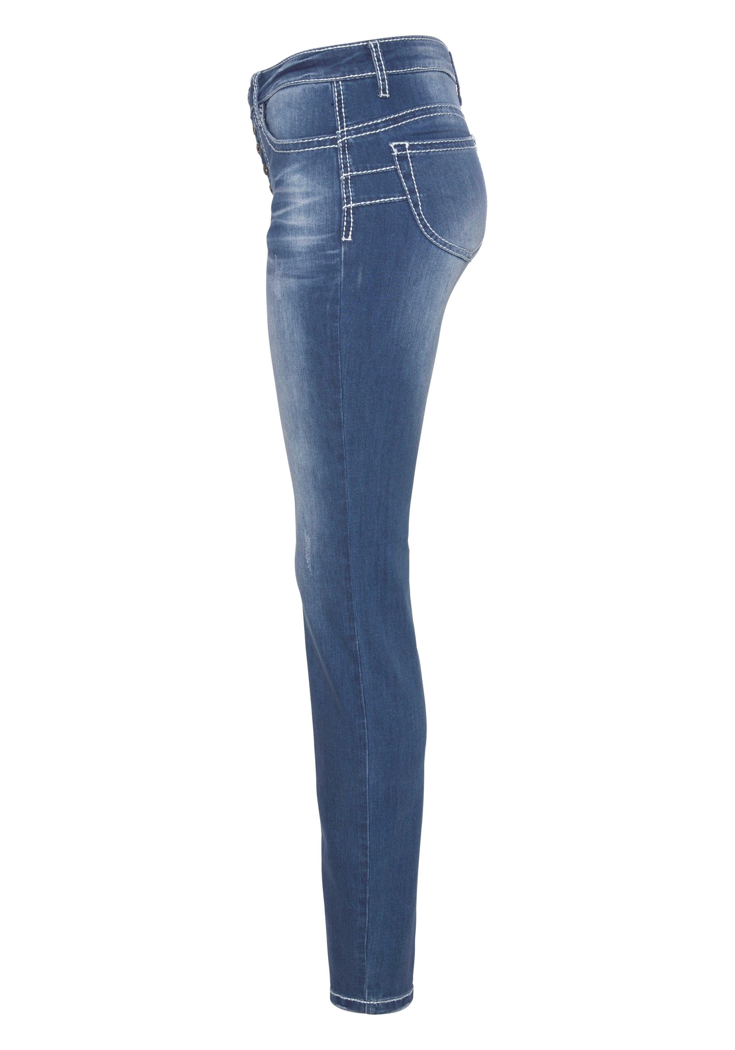 Arizona Slim fit jeans Heavy Washed - Shaping