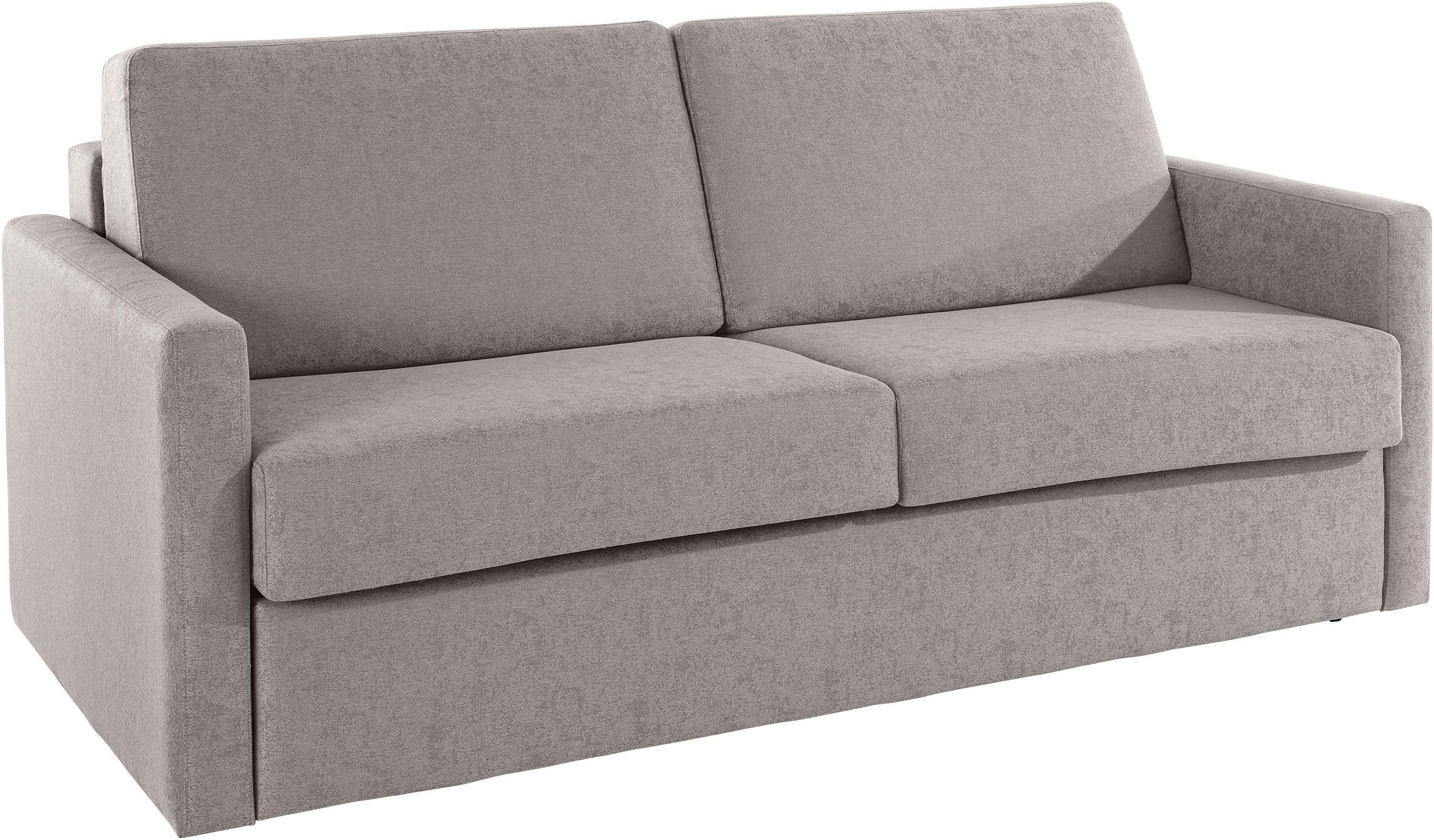 Places of Style Slaapbank GOLDPOINT 182 cm, slaapbank, ligoppervlak 140/200 cm, 3-zitsbank met slaapbank functie, matras met bonellvering,
