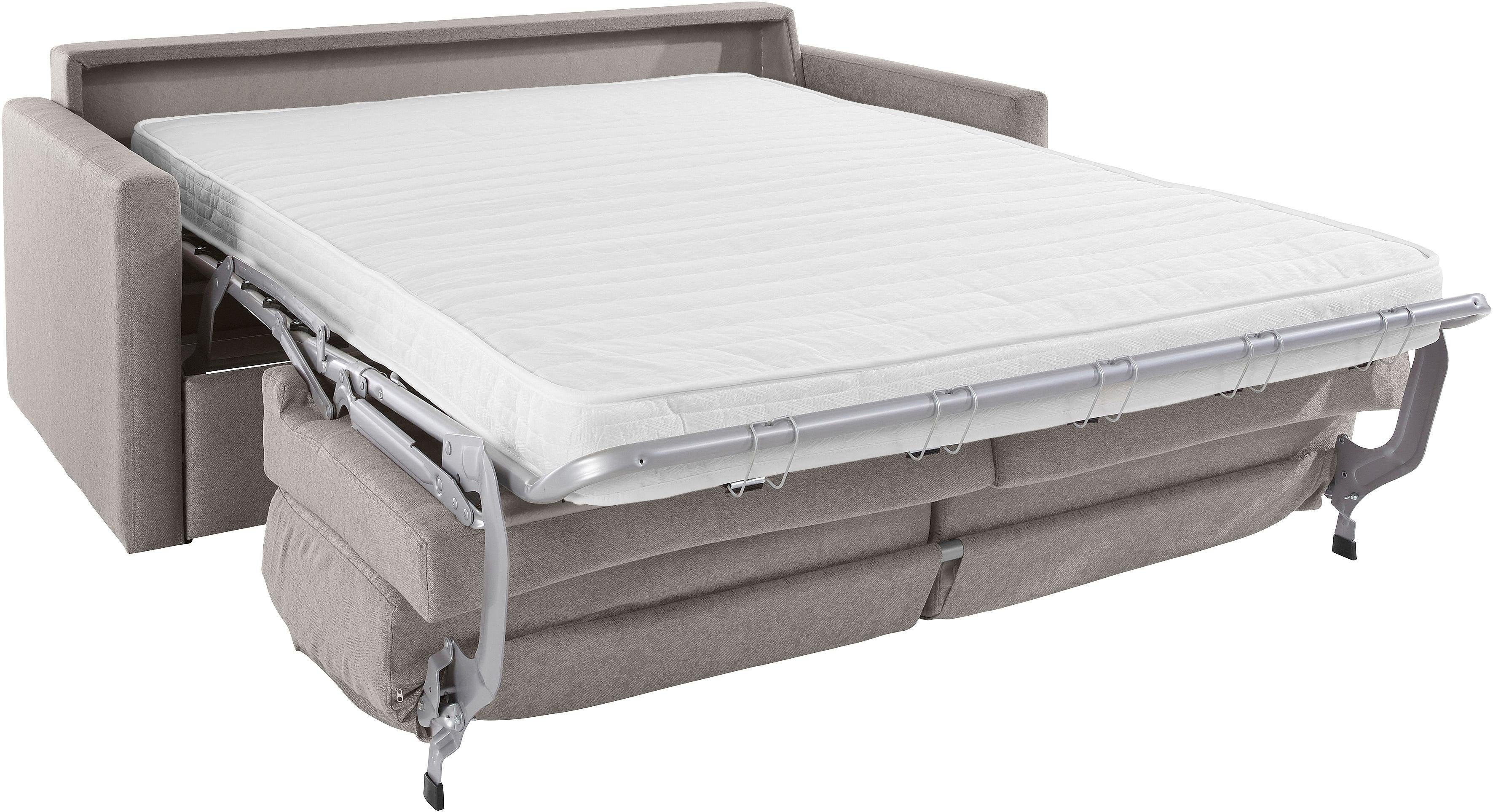 Places of Style Slaapbank GOLDPOINT 182 cm, slaapbank, ligoppervlak 140/200 cm, 3-zitsbank met slaapbank functie, matras met bonellvering,