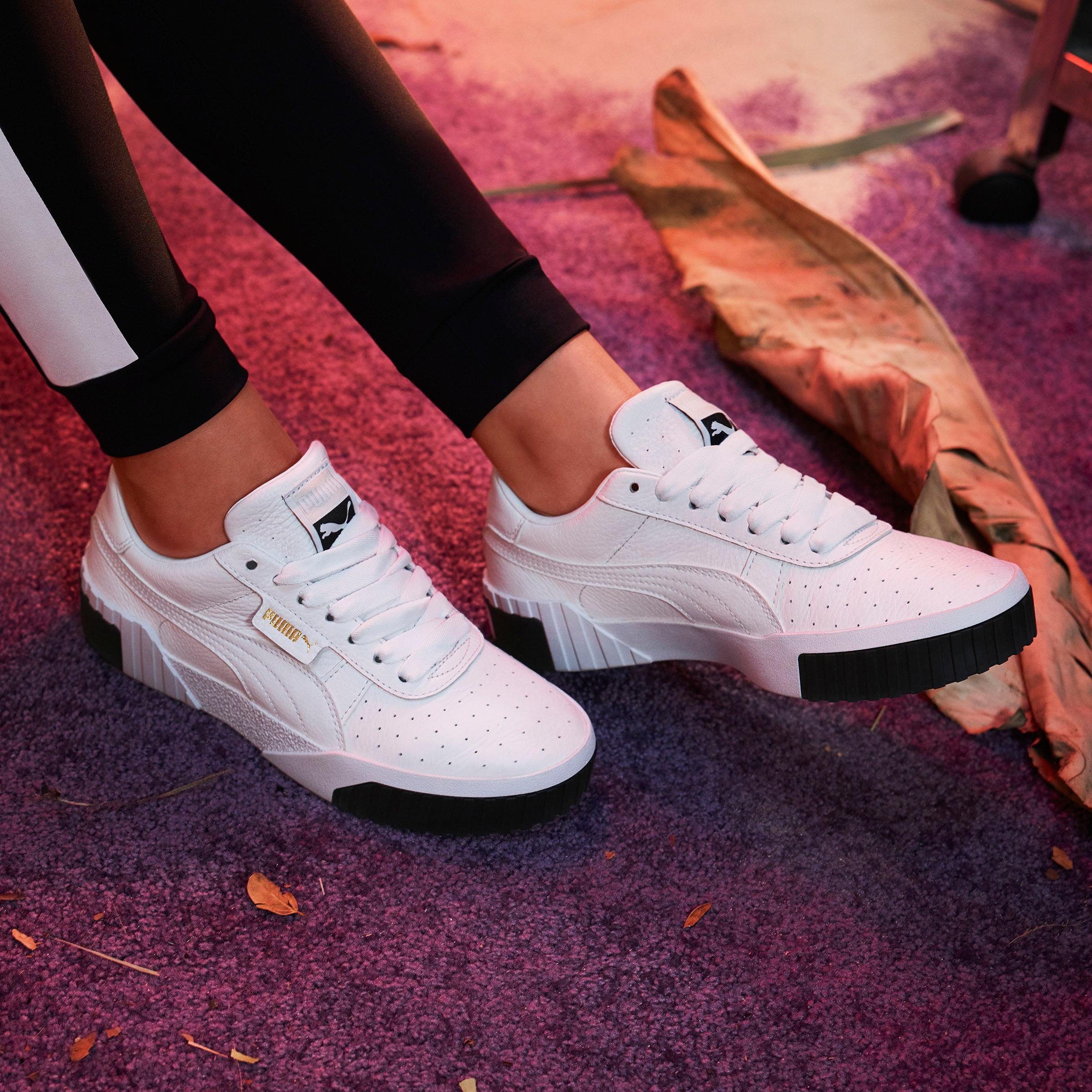 PUMA Sneakers Cali Wn's van ventilerend leer
