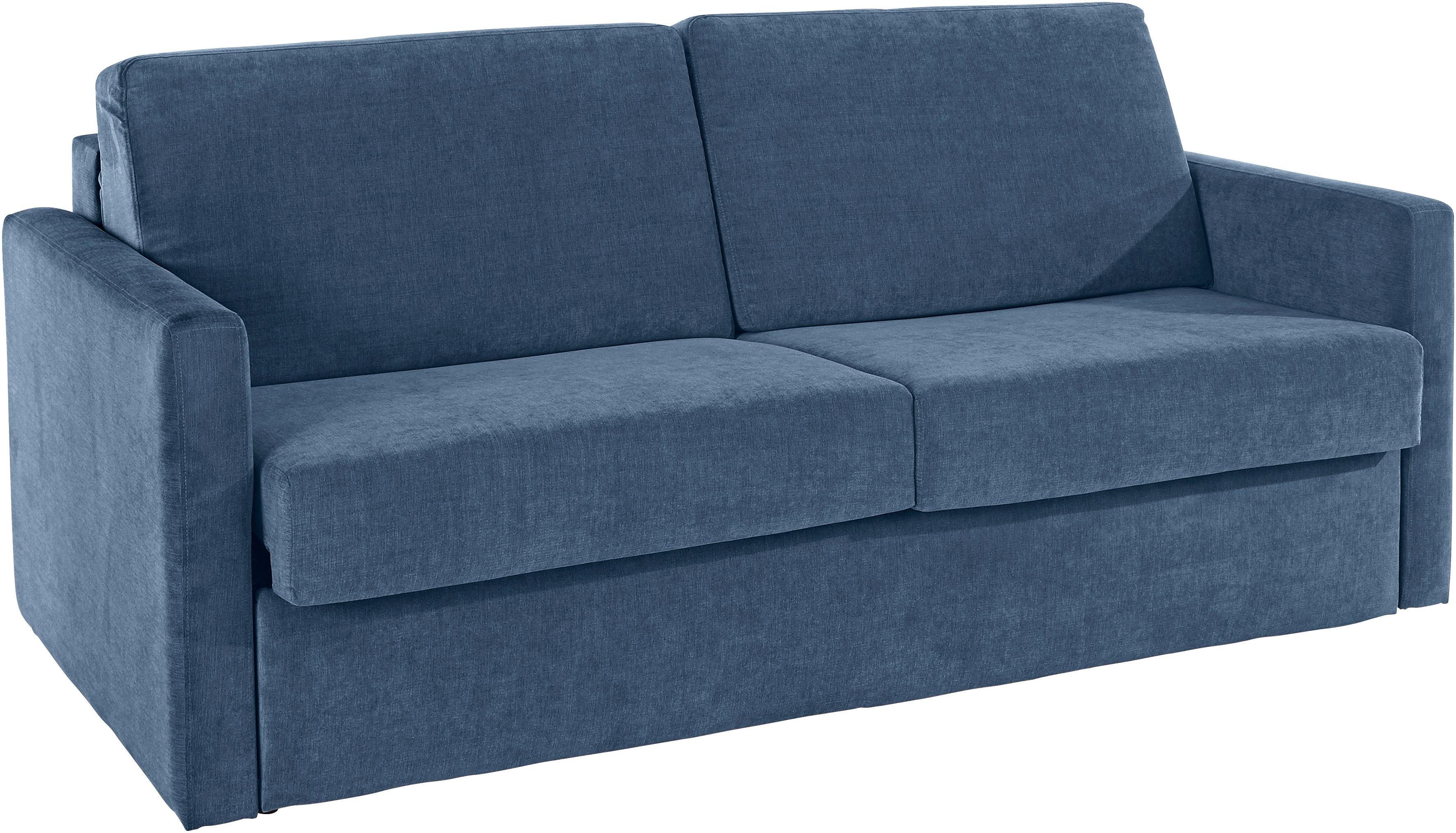 Places of Style Slaapbank GOLDPOINT 182 cm, slaapbank, ligoppervlak 140/200 cm, 3-zitsbank met slaapbank functie, matras met bonellvering,