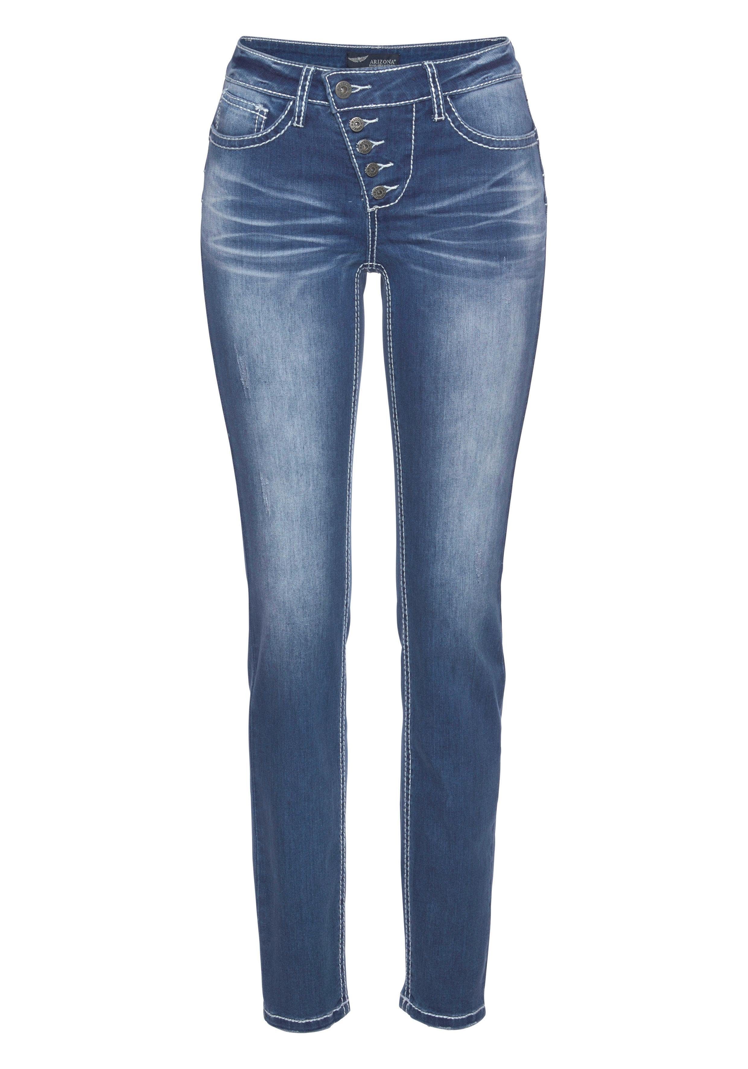 Arizona Slim fit jeans Heavy Washed - Shaping