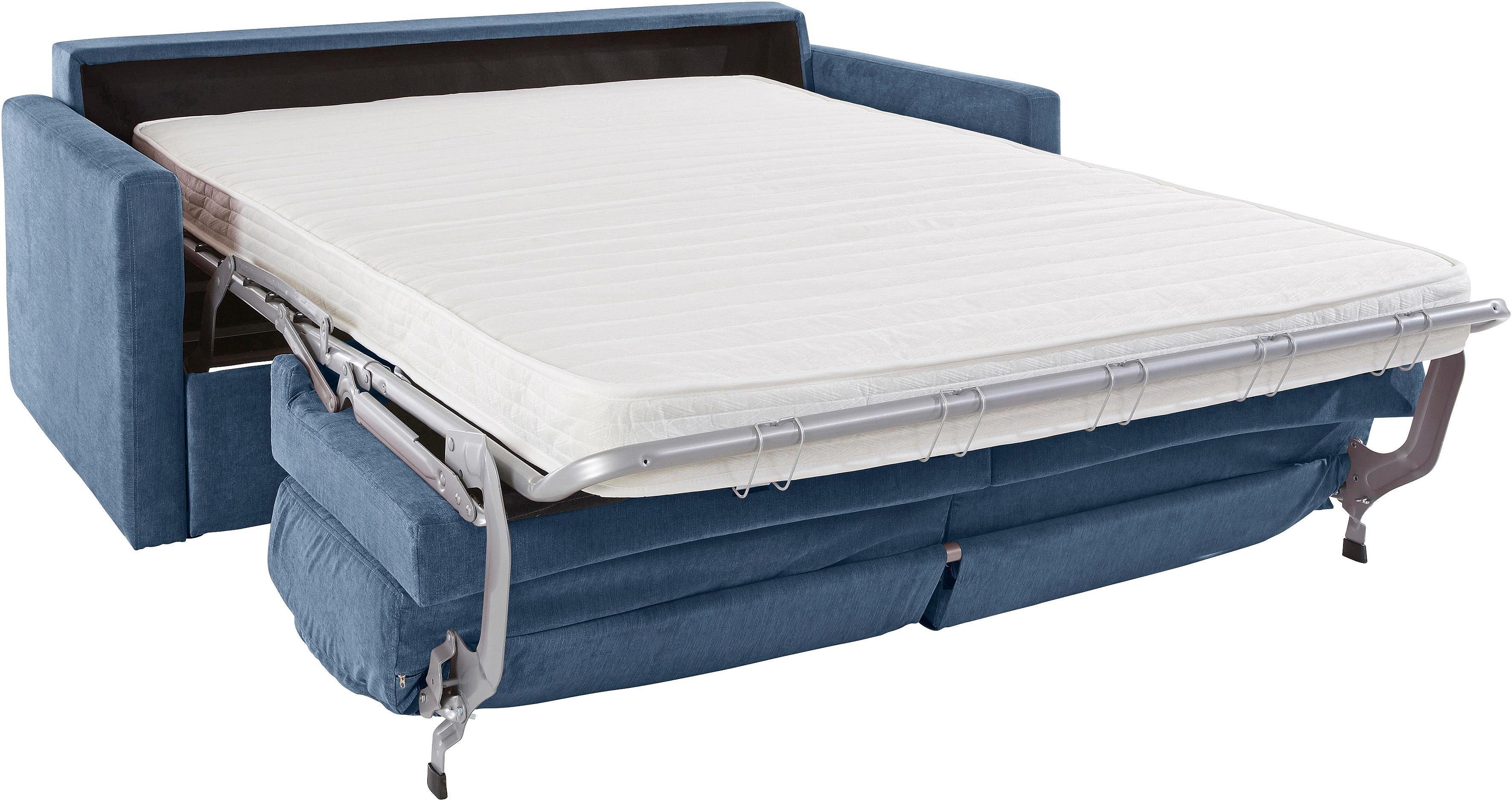 Places of Style Slaapbank GOLDPOINT 182 cm, slaapbank, ligoppervlak 140/200 cm, 3-zitsbank met slaapbank functie, matras met bonellvering,