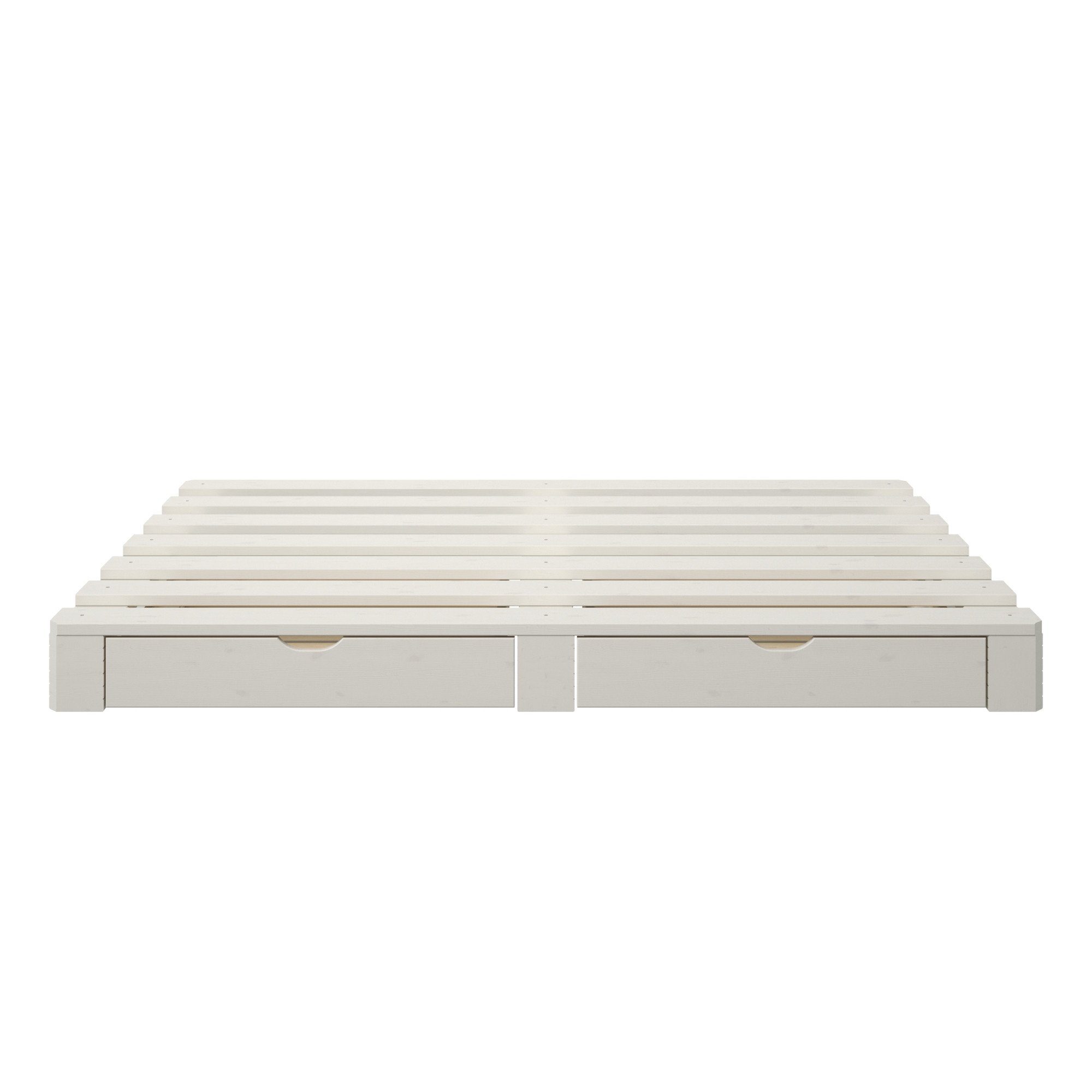Home affaire Palletbed "ALASCO" BESTSELLER! Met lade gecertificeerd massief hout, uit te breiden tot tweepersoons- of familiebed