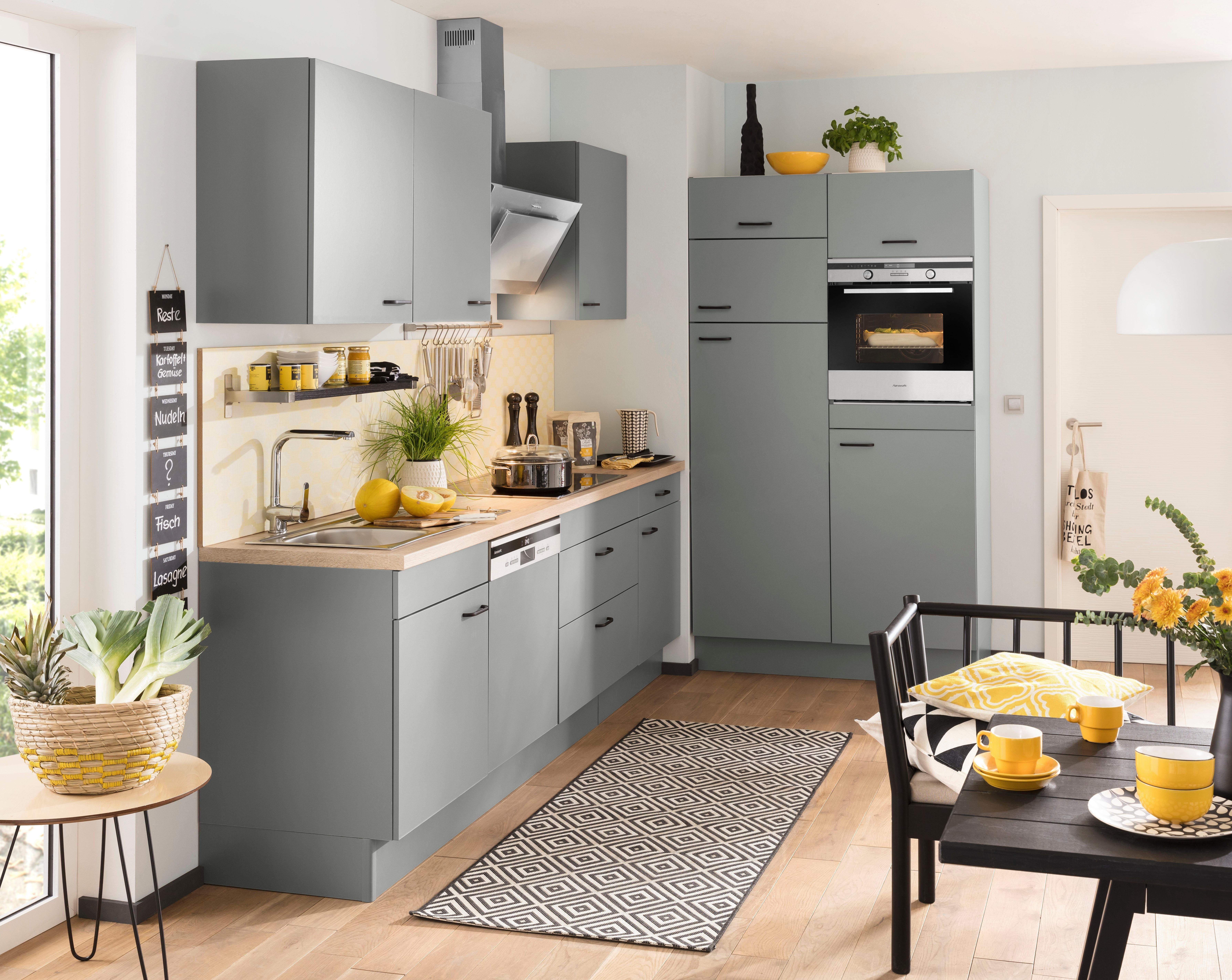OPTIFIT Keukenblok Elga Premium keuken, soft-close functie, grote volledig uittrekbare lades, breedte 390 cm