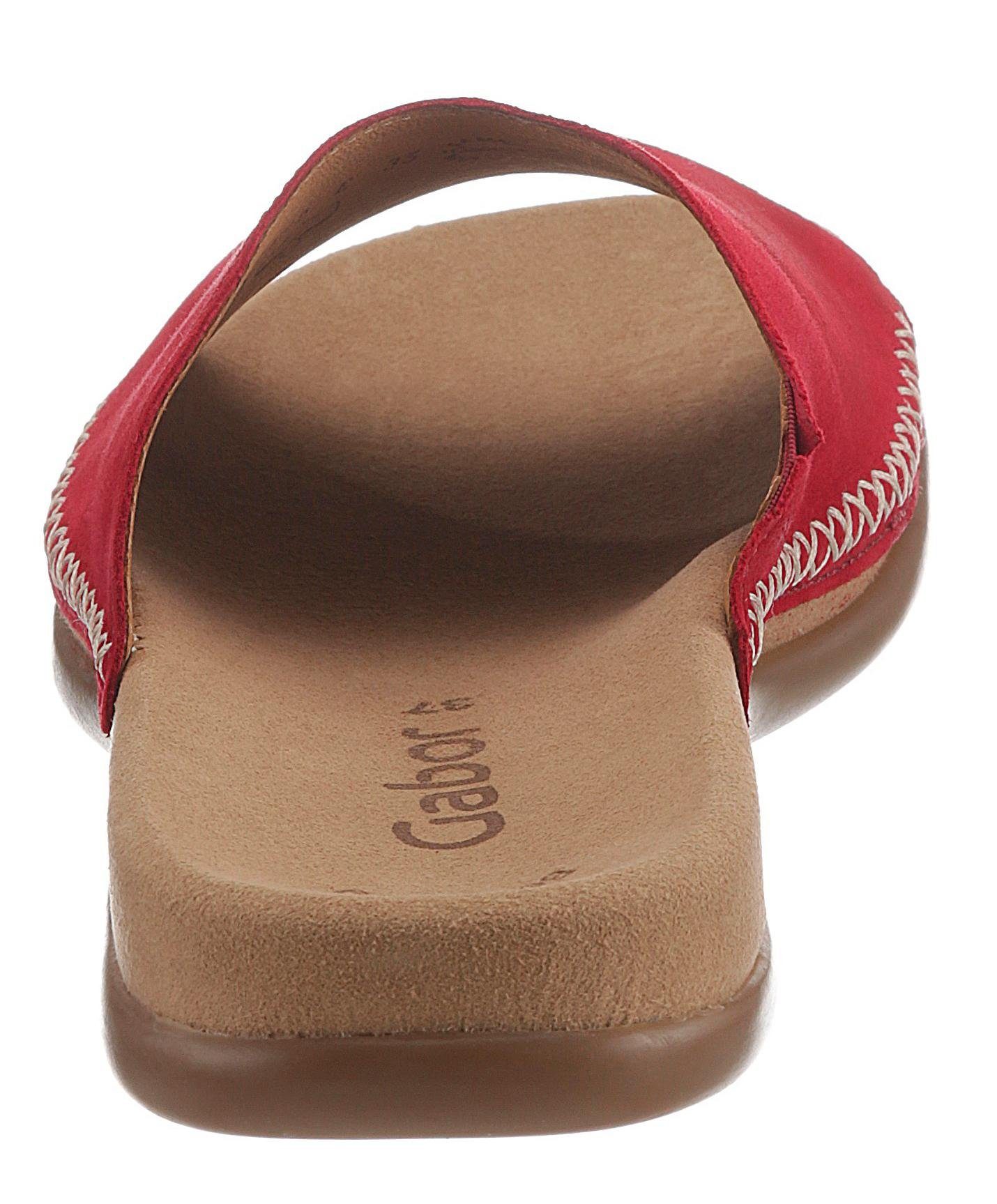 Gabor Slippers met contrastkleurig sierstiksel vind je bij | OTTO