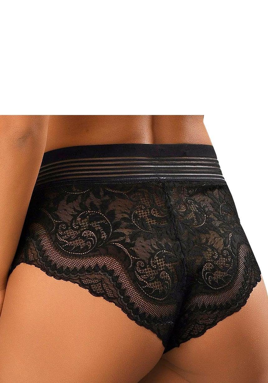 petite fleur gold High-waist-slip met elegante kant