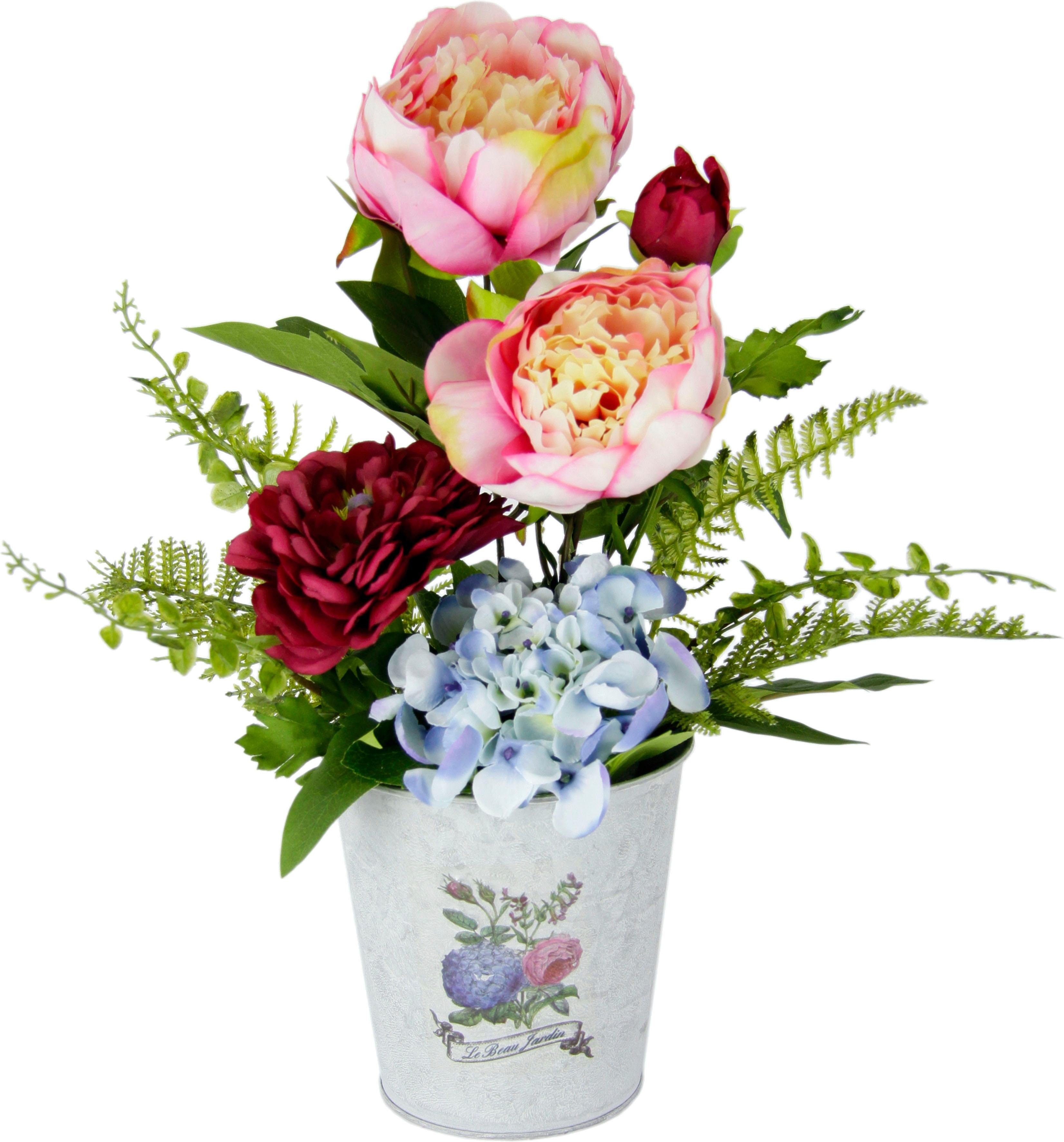 I.GE.A. Kunstplant (1 stuk) kunstplanten roze