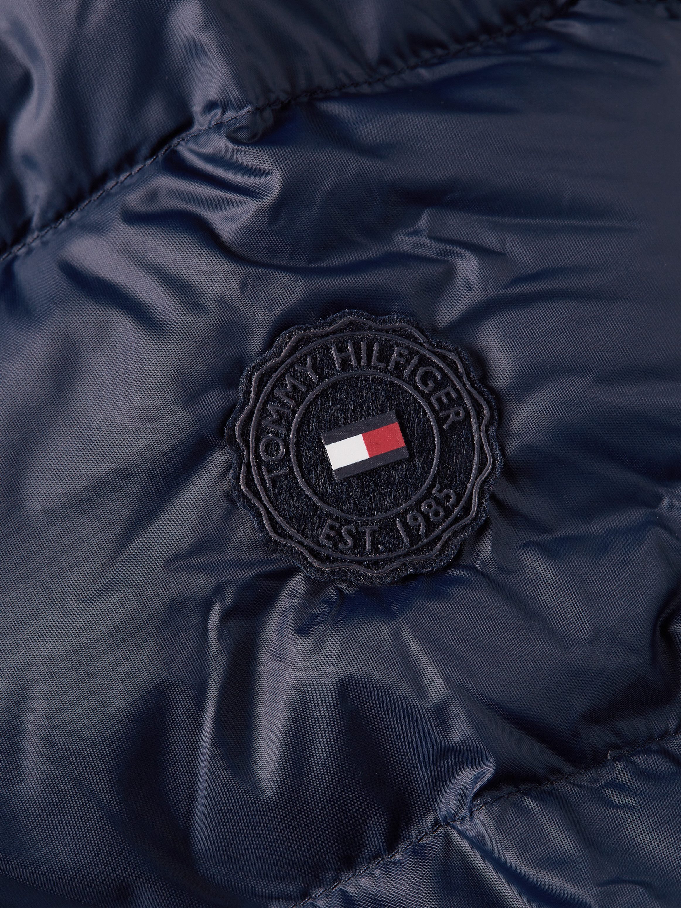 Tommy Hilfiger Gewatteerde jas met gestempeld logo