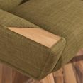 max winzer fauteuil heddy met legplanken van hout groen