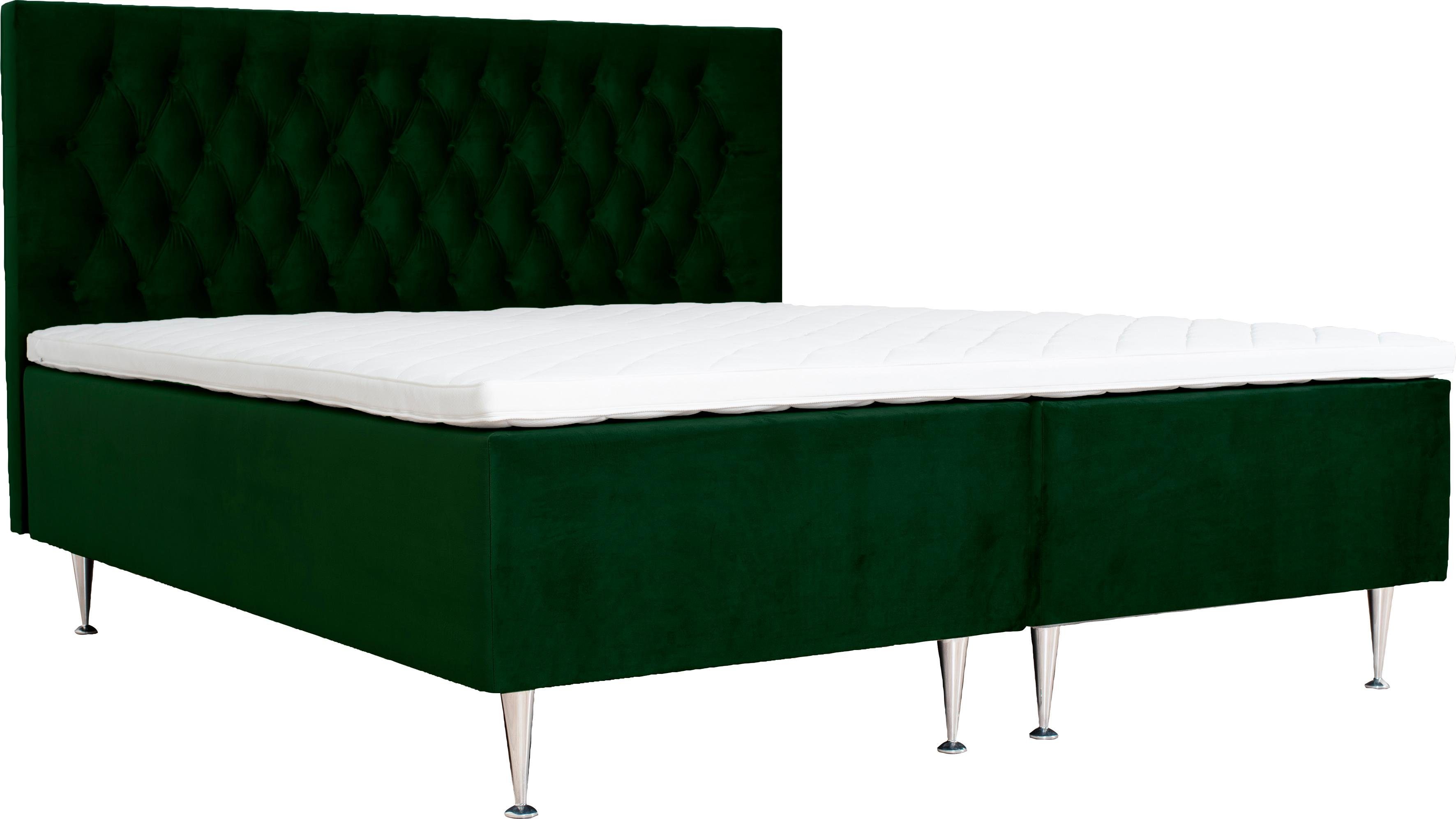 Places of Style Boxspring Exclusive incl. topmatras, 3 breedten, 3 hardheid-uitvoeringen
