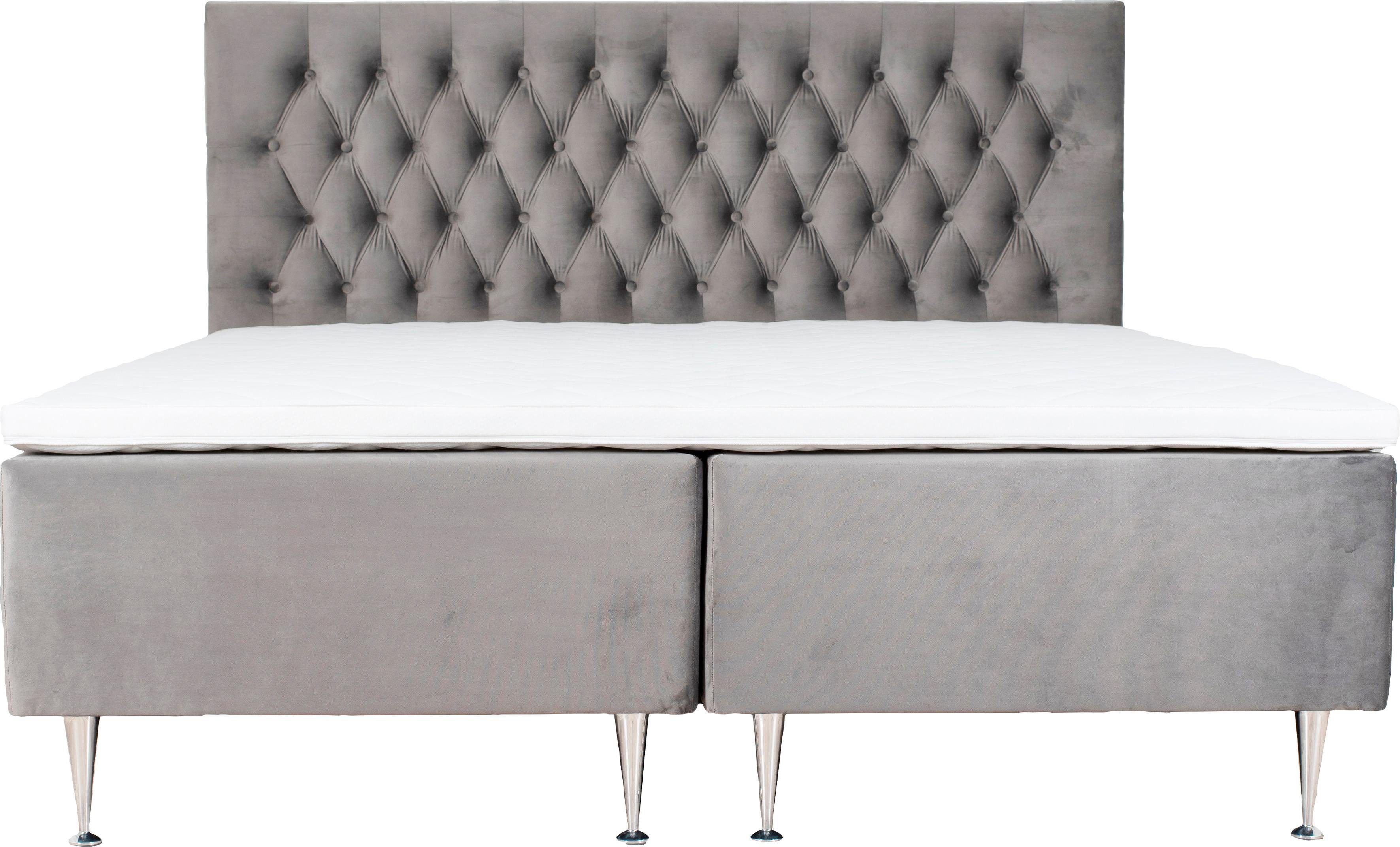 Places of Style Boxspring Exclusive incl. topmatras, 3 breedten, 3 hardheid-uitvoeringen