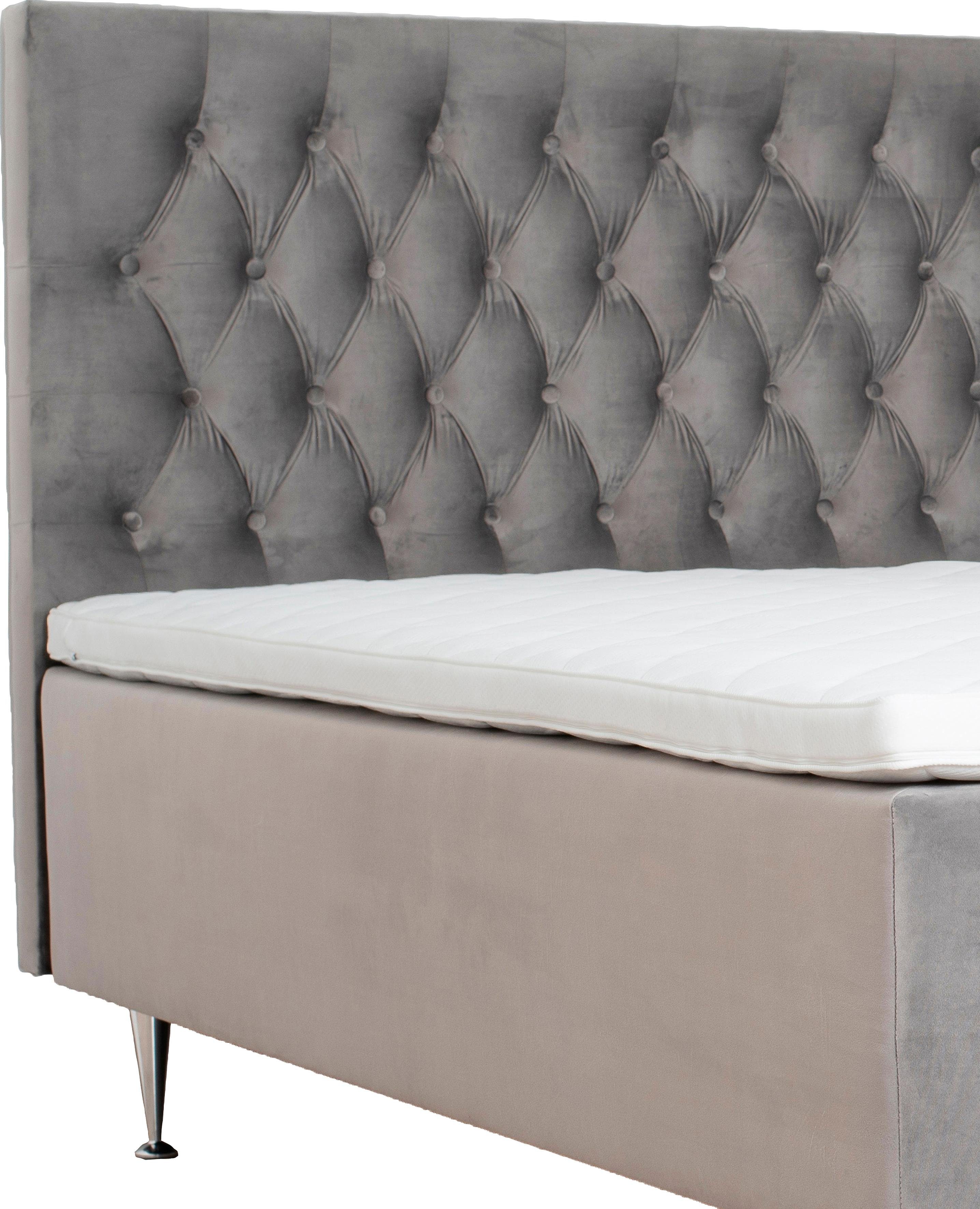 Places of Style Boxspring Exclusive incl. topmatras, 3 breedten, 3 hardheid-uitvoeringen