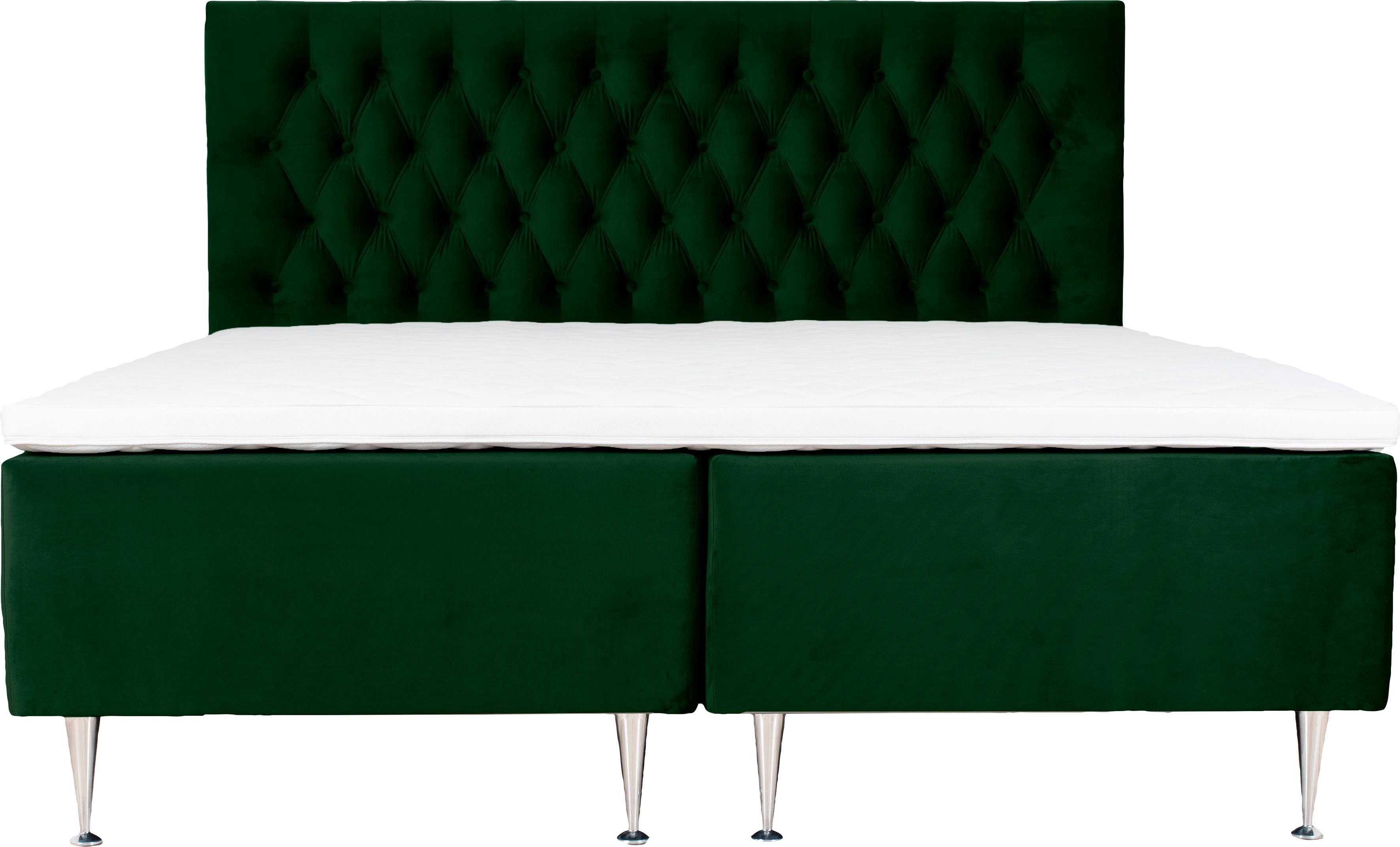 Places of Style Boxspring Exclusive incl. topmatras, 3 breedten, 3 hardheid-uitvoeringen