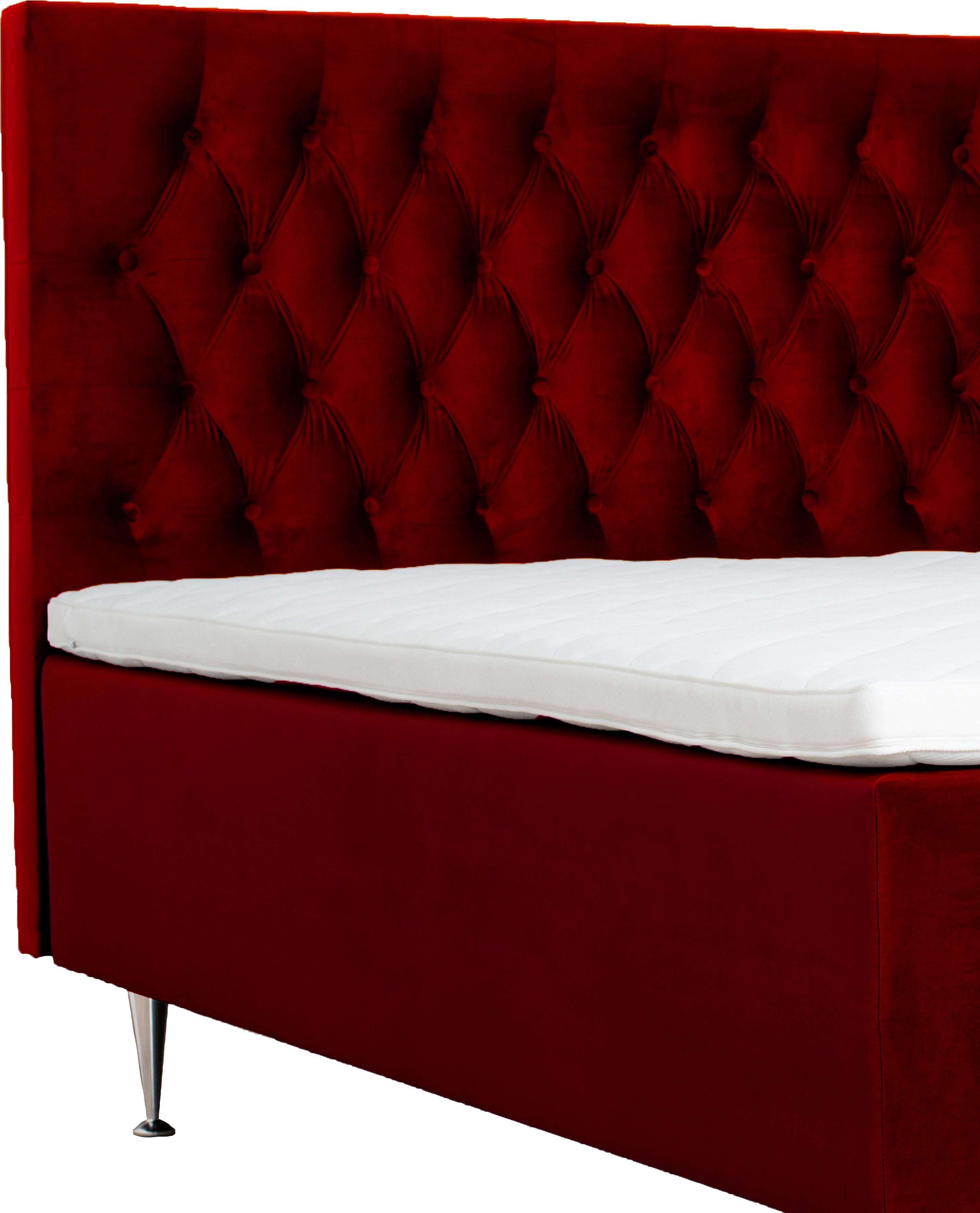 Places of Style Boxspring Exclusive incl. topmatras, 3 breedten, 3 hardheid-uitvoeringen