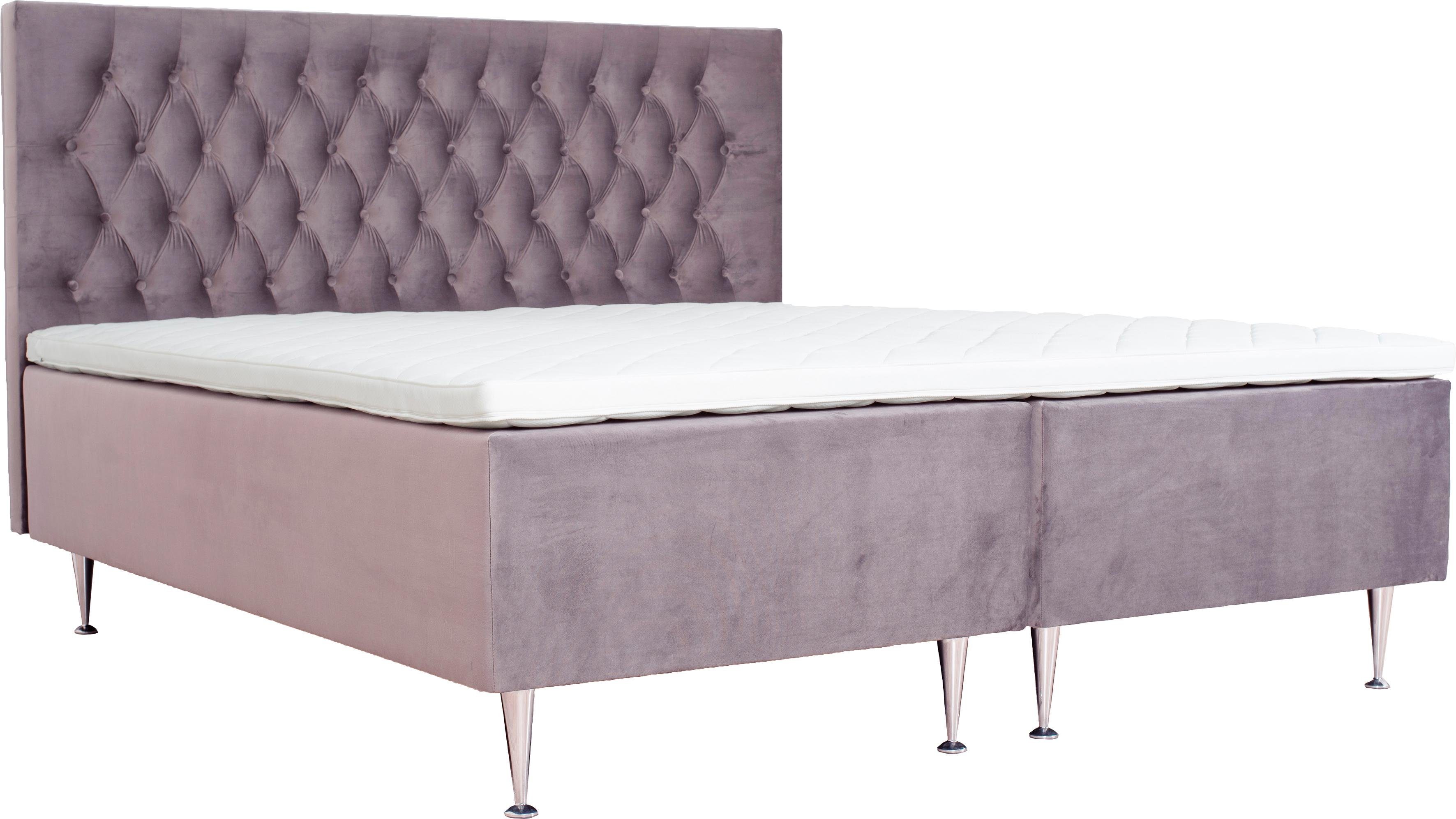 Places of Style Boxspring Exclusive incl. topmatras, 3 breedten, 3 hardheid-uitvoeringen