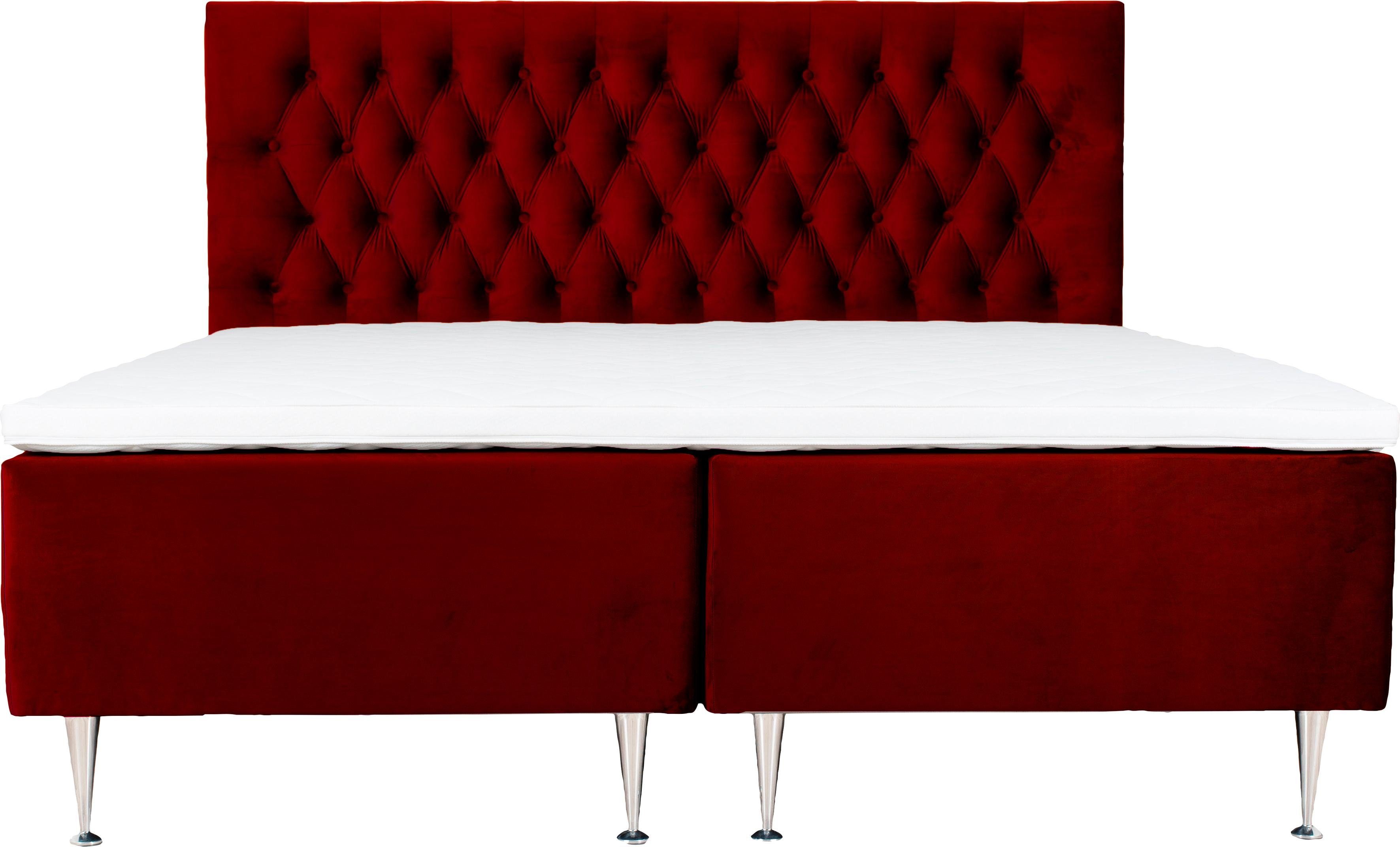 Places of Style Boxspring Exclusive incl. topmatras, 3 breedten, 3 hardheid-uitvoeringen