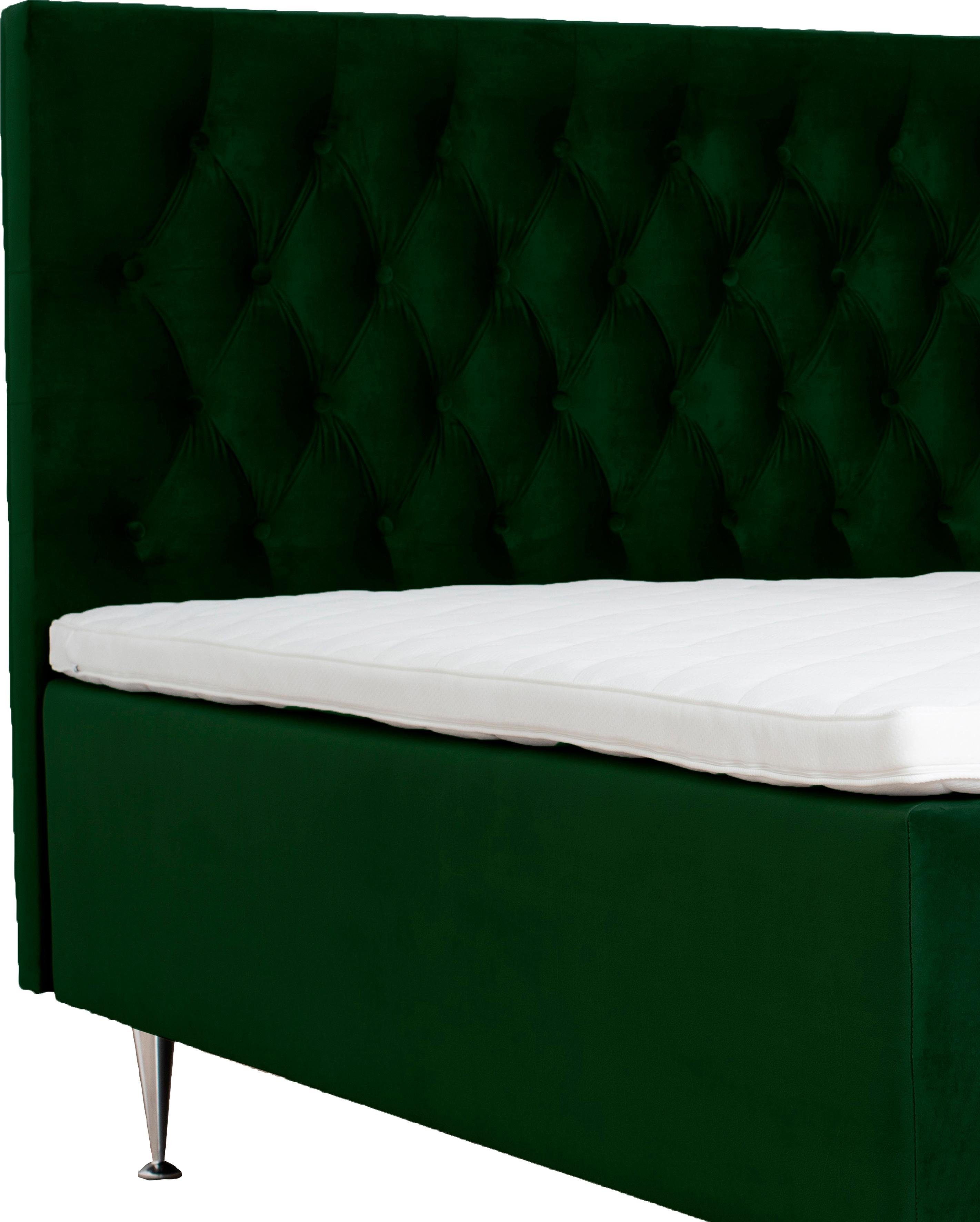 Places of Style Boxspring Exclusive incl. topmatras, 3 breedten, 3 hardheid-uitvoeringen