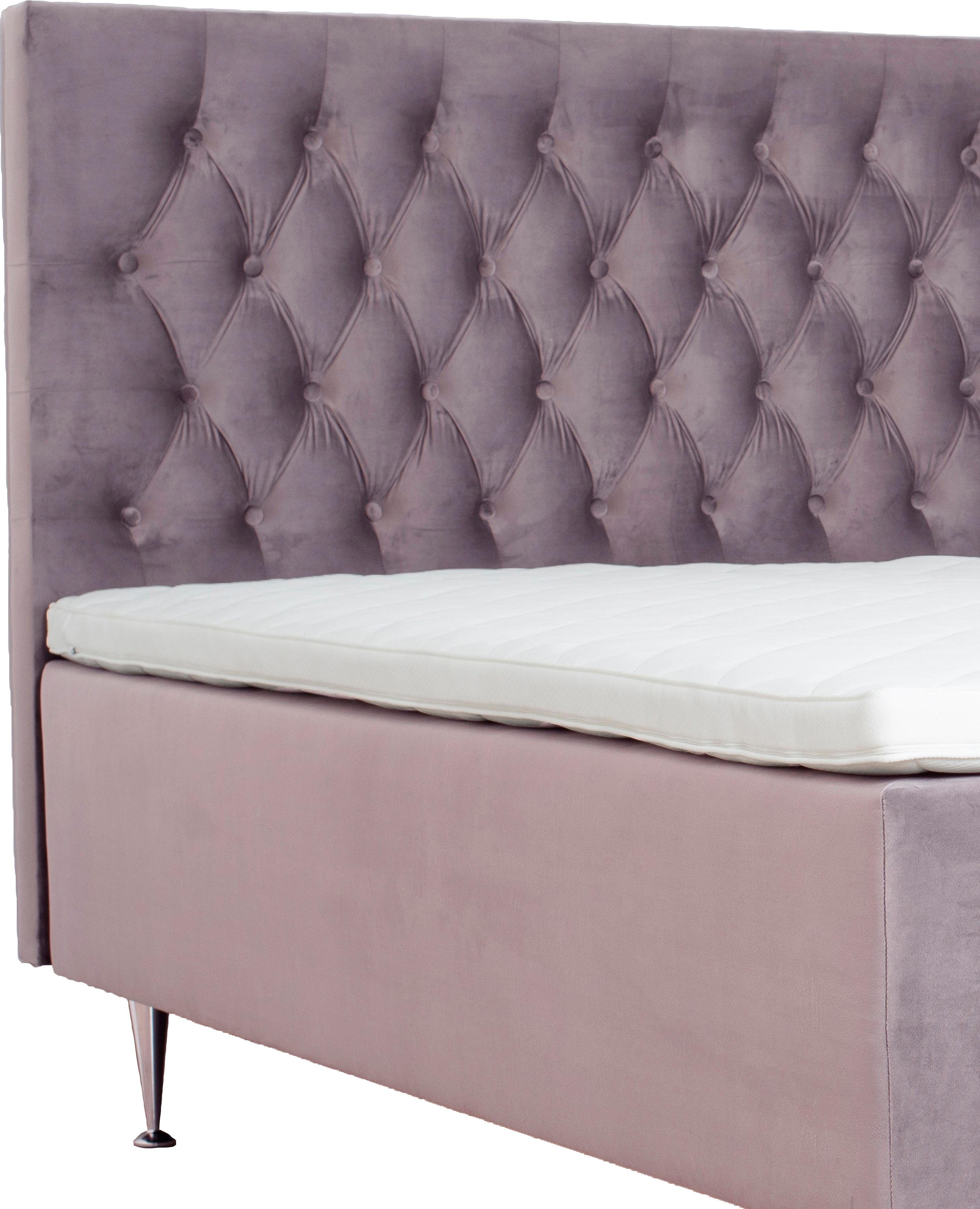 Places of Style Boxspring Exclusive incl. topmatras, 3 breedten, 3 hardheid-uitvoeringen