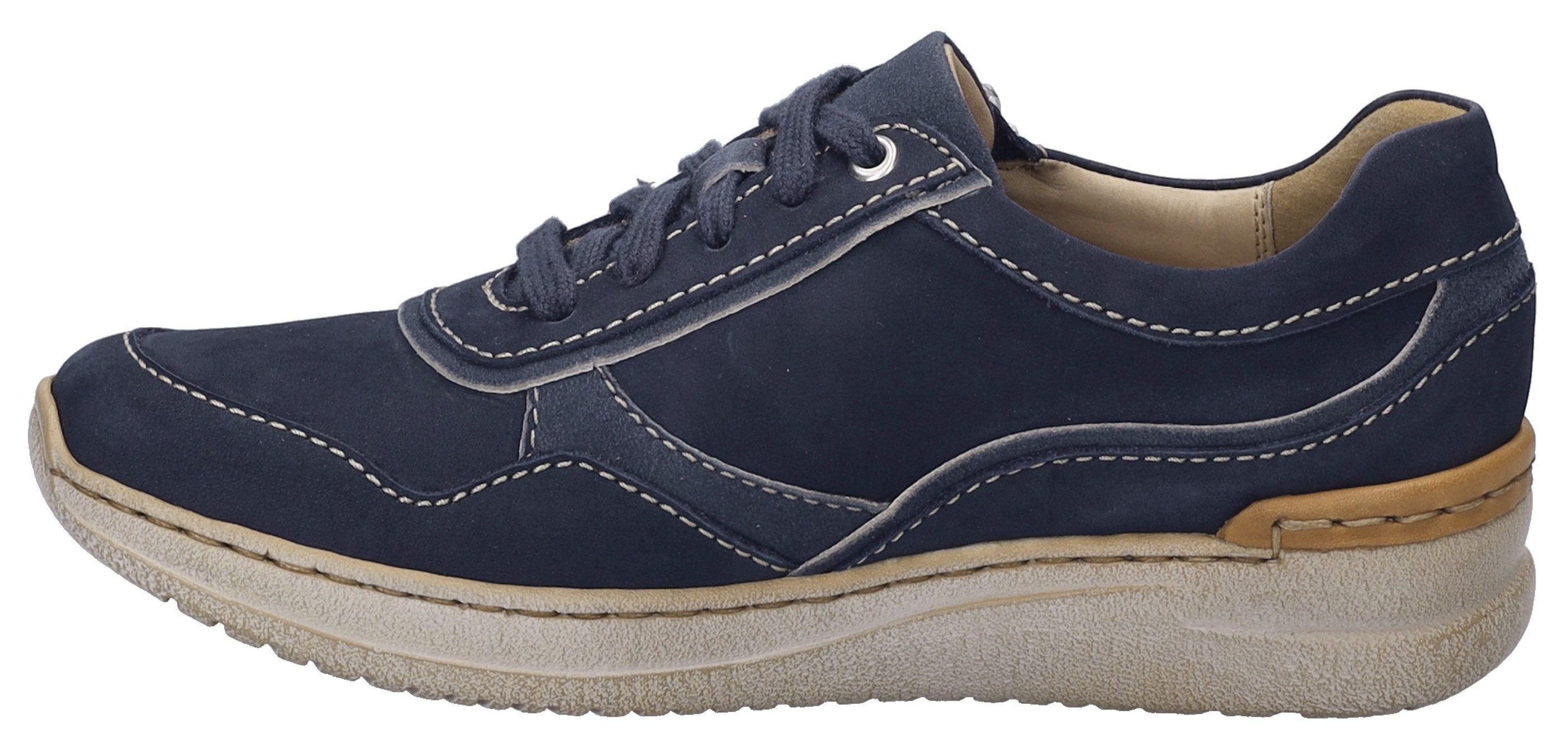 Josef Seibel Sneakers Sally 02 , veterschoenen, comfort schoen met extra rits