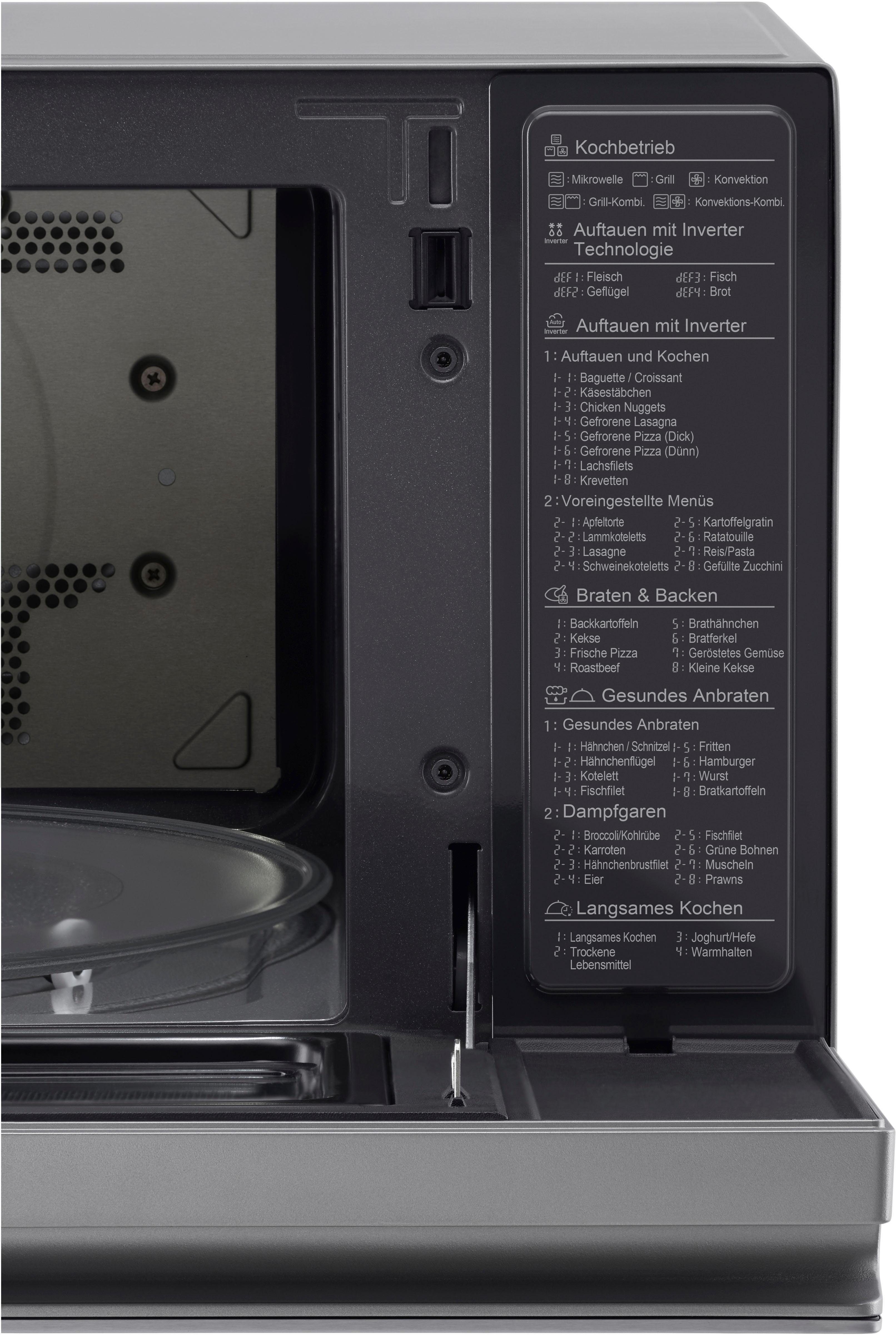LG Magnetron MJ 3965 ACS 1100 w, hybride-heteluchtoven 4-in-1