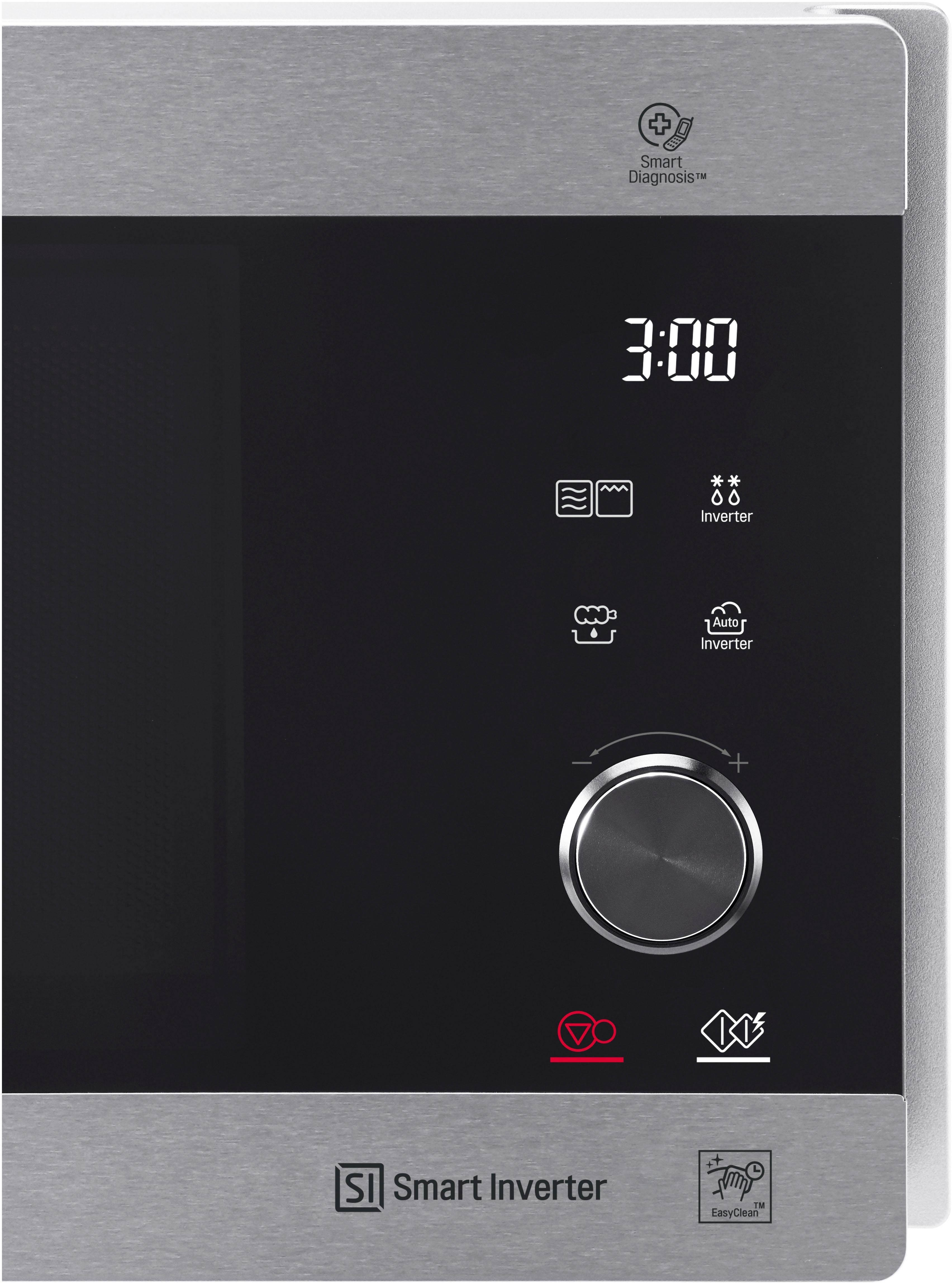 LG Magnetron MH 6565 CPS Smart Inverter technologie, echt glazen front