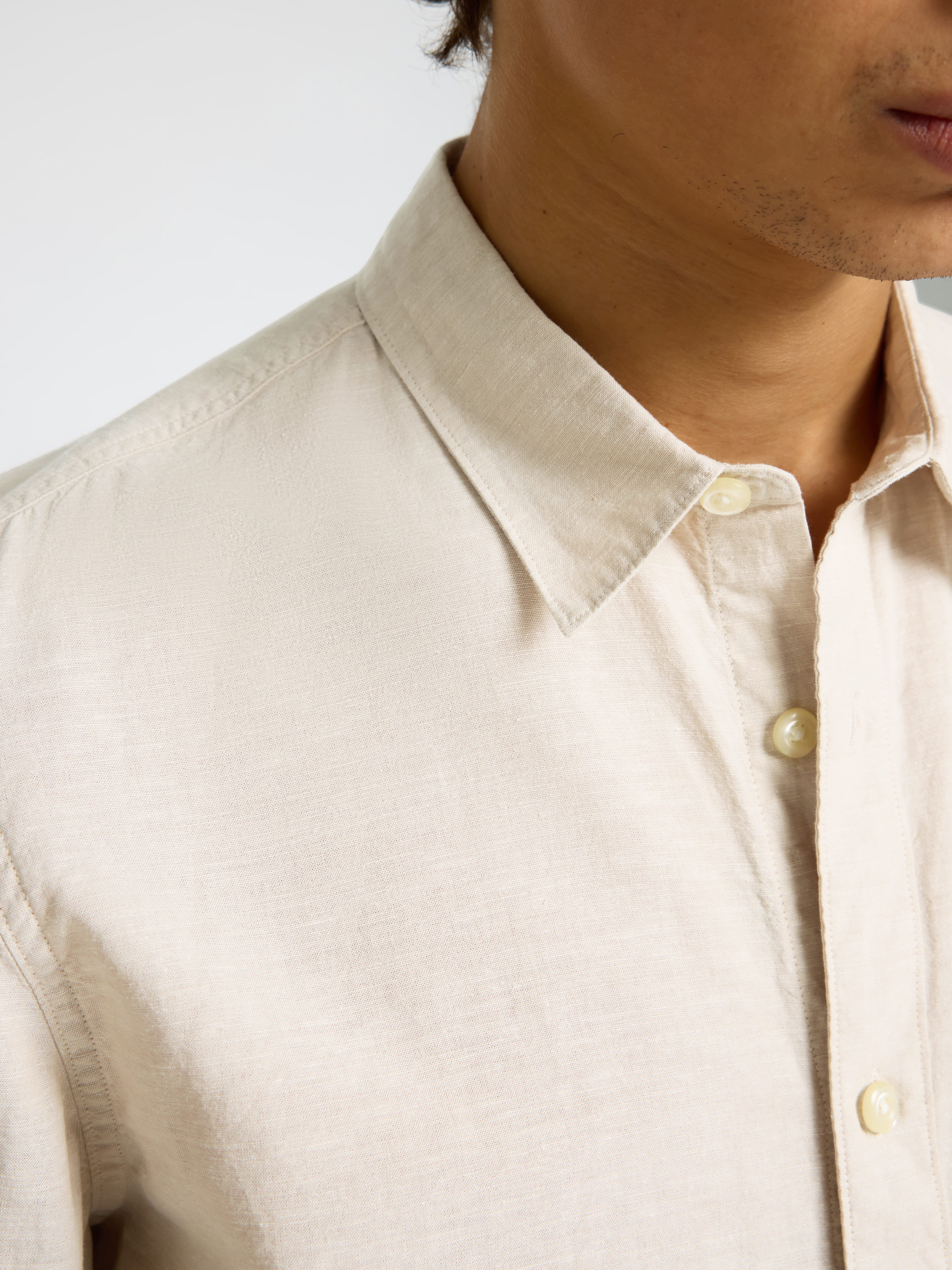 SELECTED HOMME Linnen overhemd NEW-LINEN SHIRT