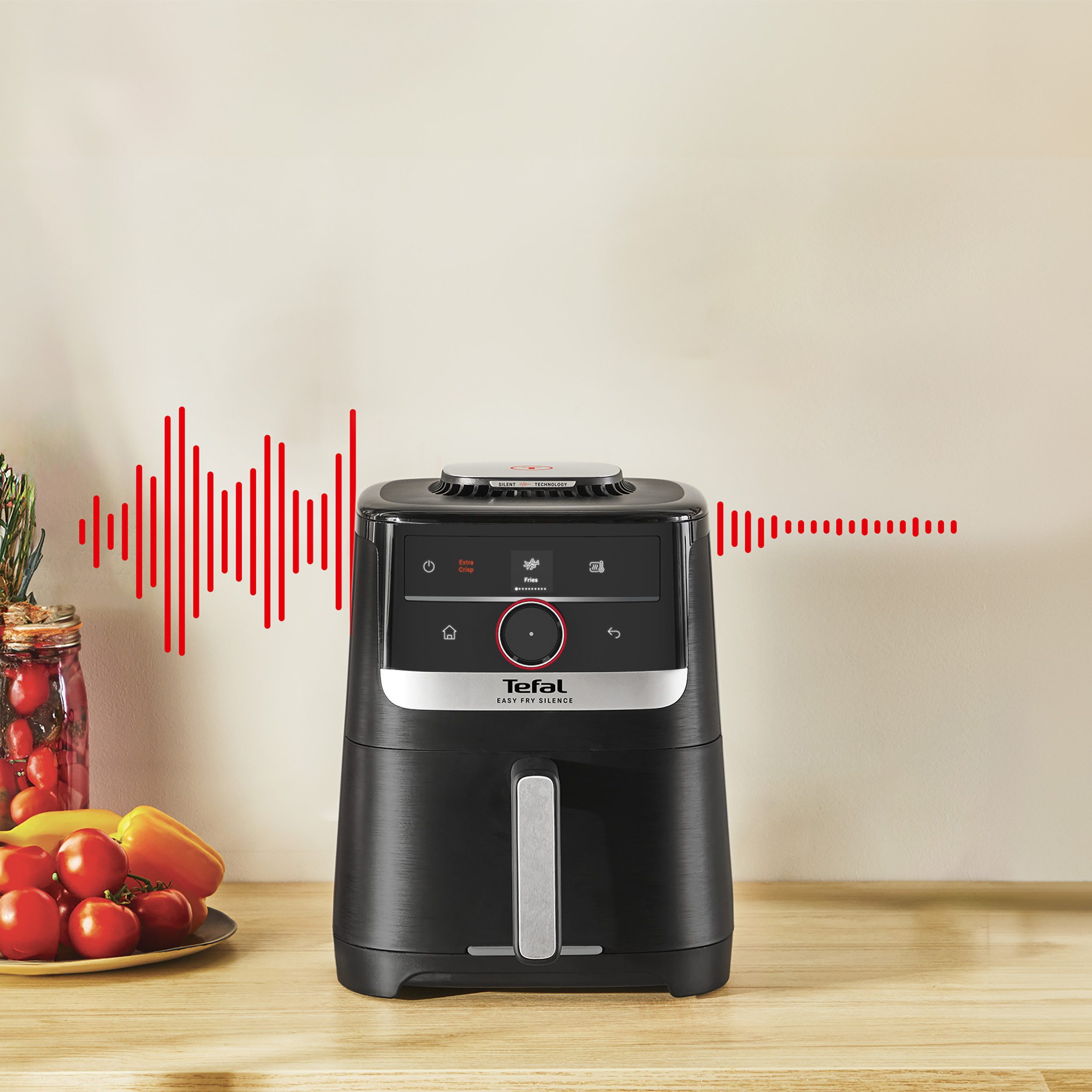 Tefal Airfryer EY5728 Easy Fry Smart & Silence