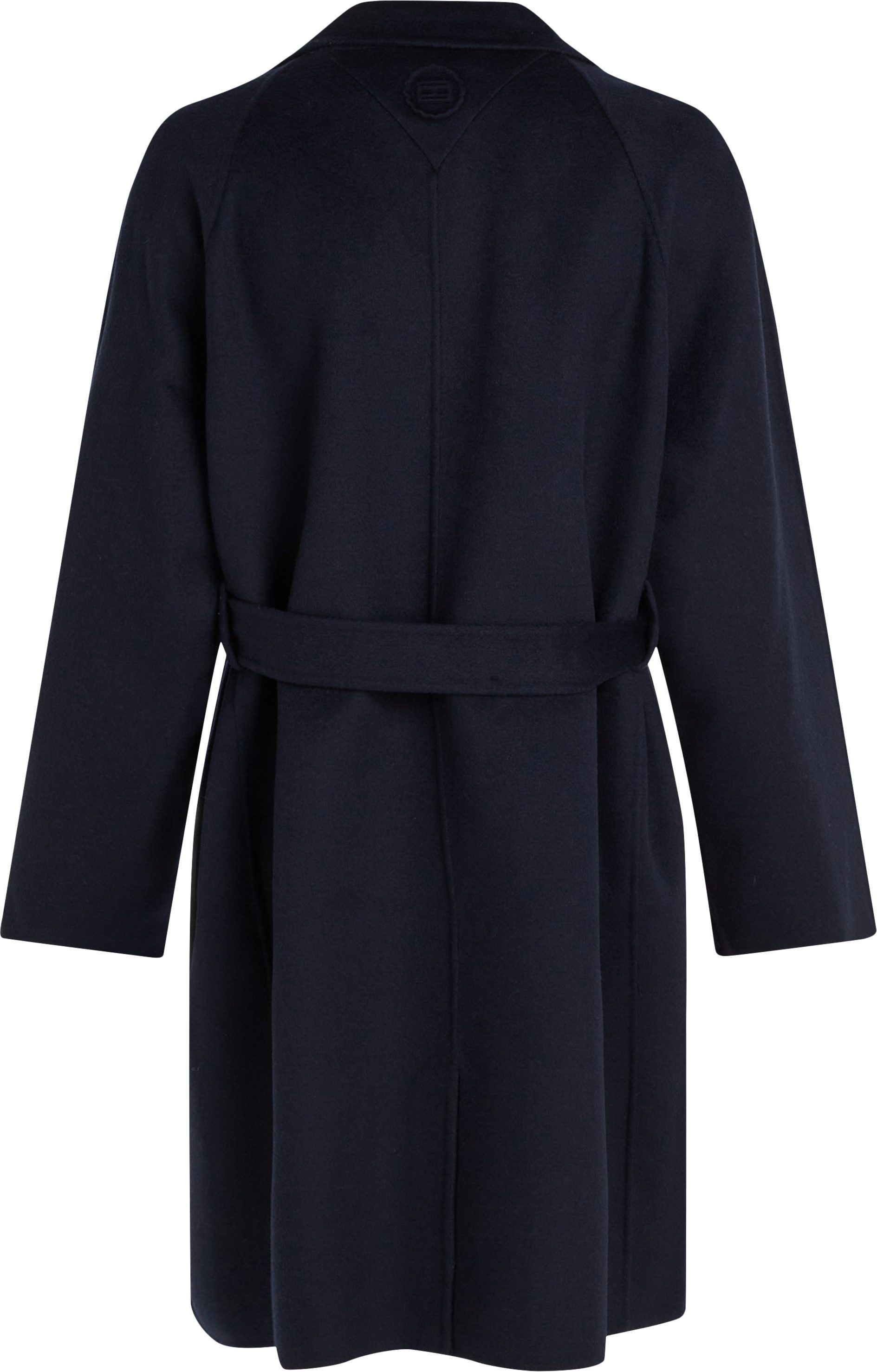 Tommy Hilfiger Korte jas REG DF WOOL BELTED COAT