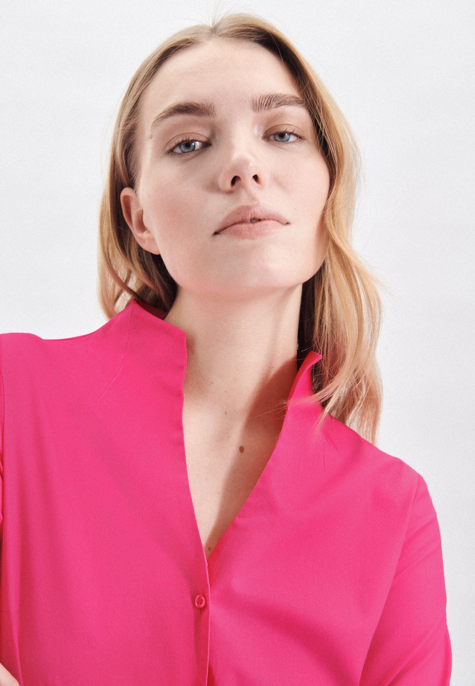 seidensticker Klassieke blouse Zwarte roos