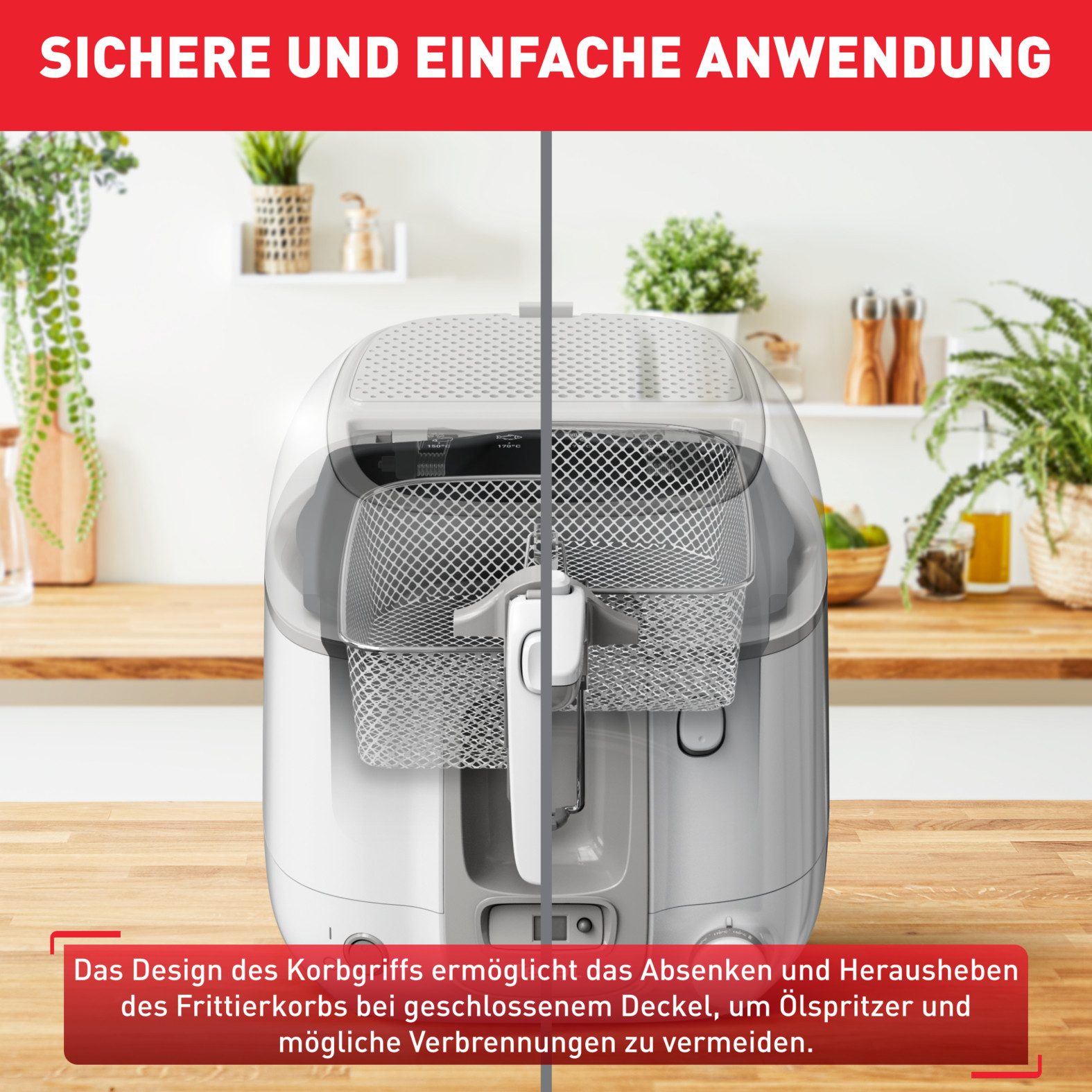 Tefal Friteuse FR3141 Super Uno grote capaciteit, timer