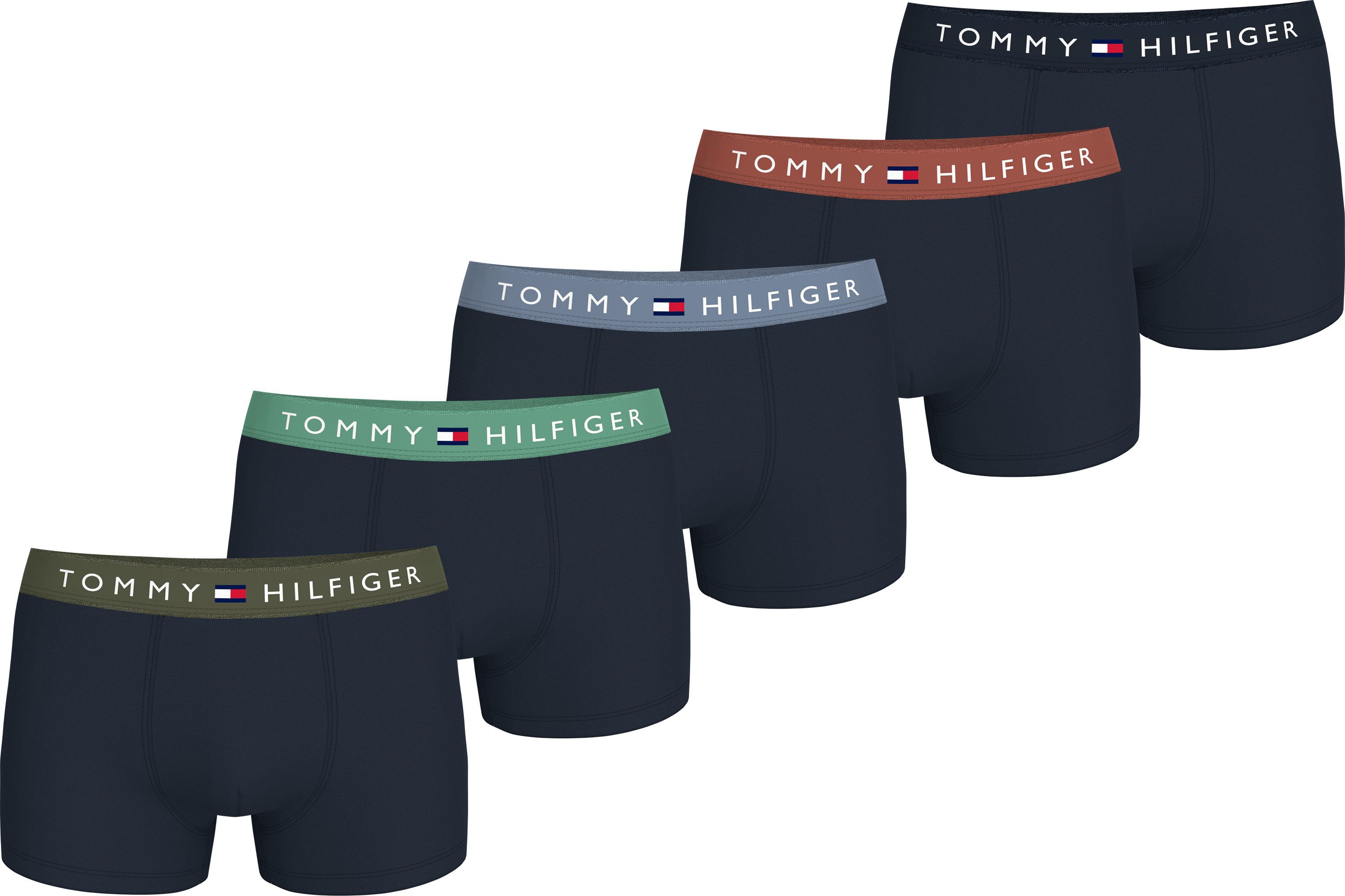 Tommy Hilfiger Underwear Trunk 5P TRUNK WB (set, 5 stuks, 5er)