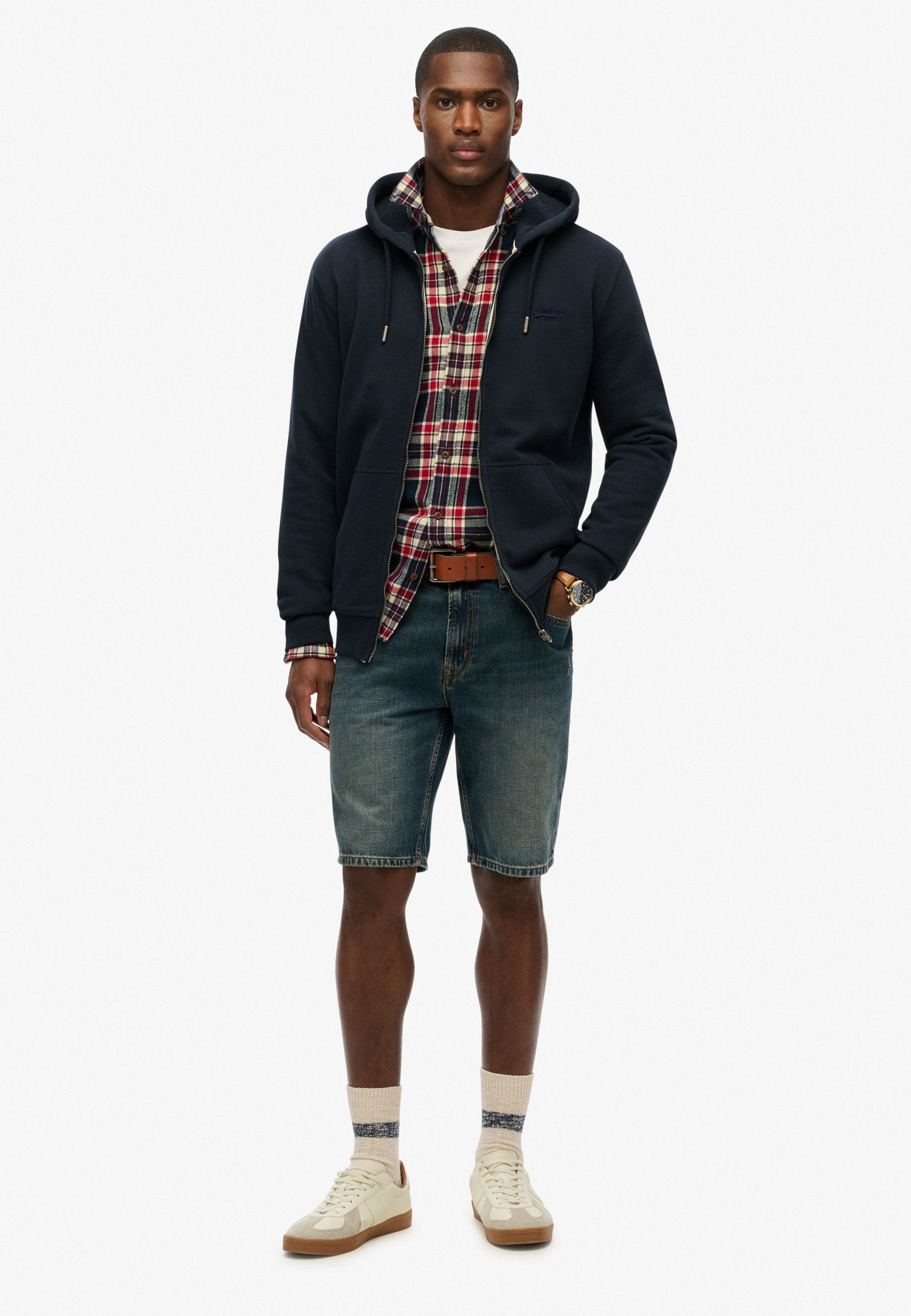 Superdry Capuchonsweatvest ESSENTIAL LOGO ZIP HOODIE HB