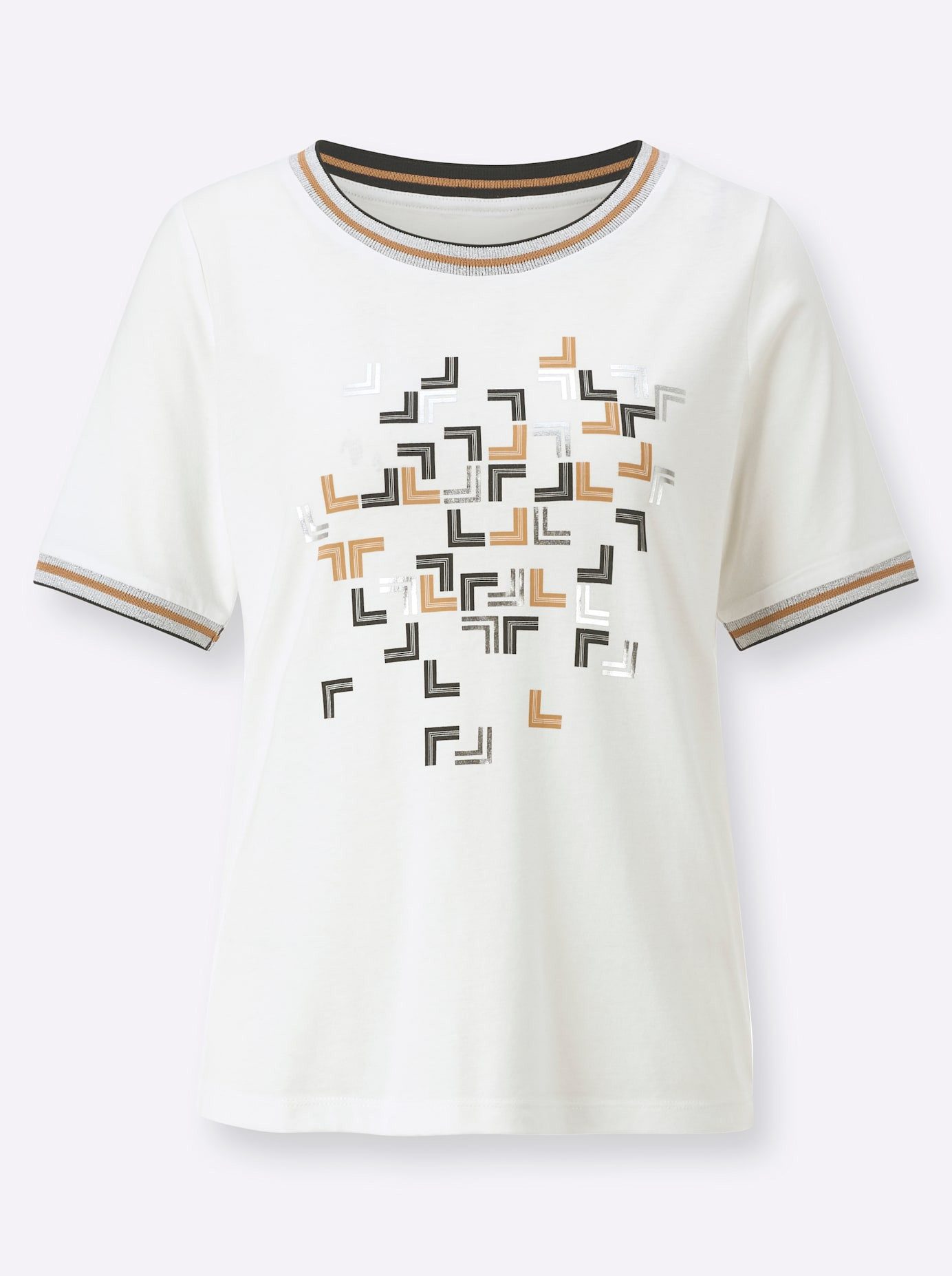 Classic Inspirationen Shirt met korte mouwen Shirt met ronde hals (1-delig)