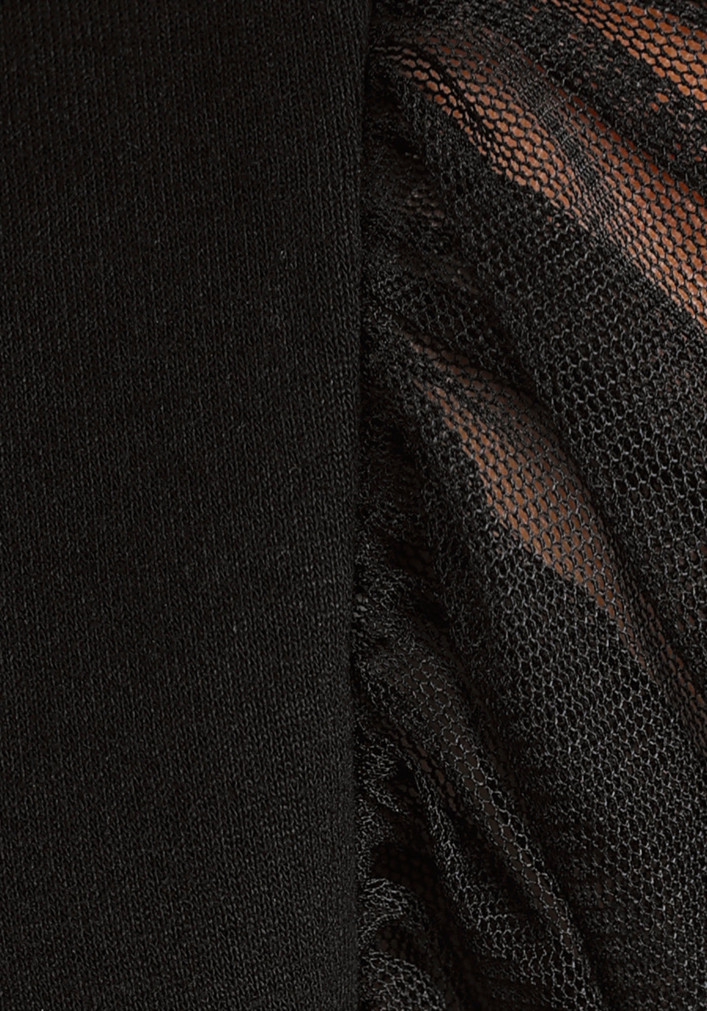 Melrose Shirt met lange mouwen met meshmouwen